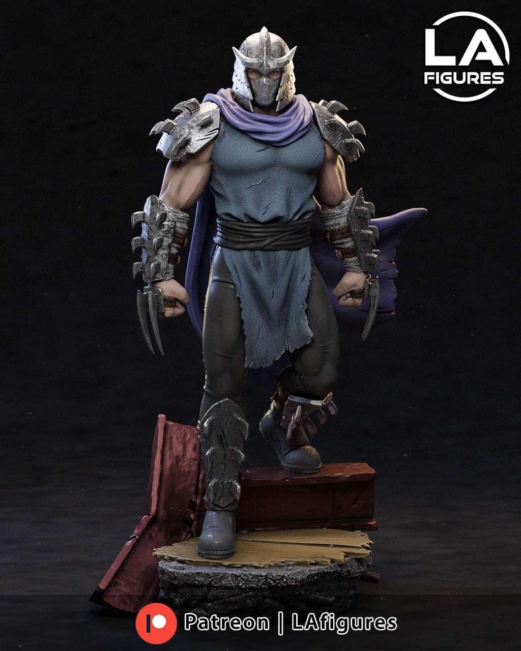 Shredder TMNT TORTUGAS NINJA - L.A FIGURES