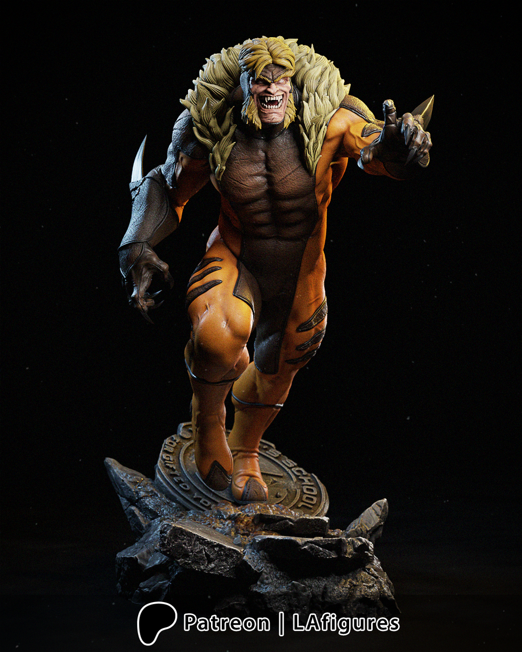 DIENTES DE SABLE - X MEN - L.A FIGURES