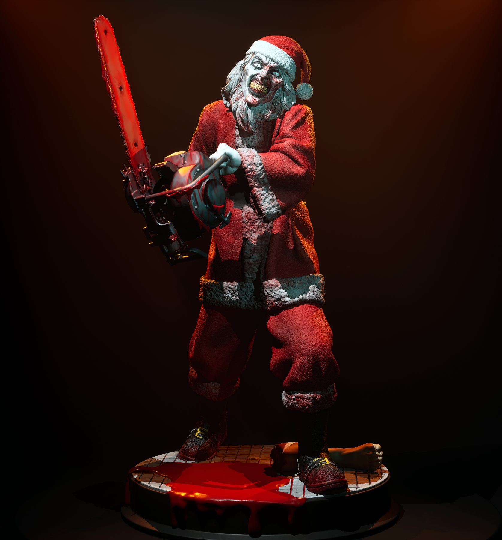 PAYASO DE MIEDO DE NAVIDAD