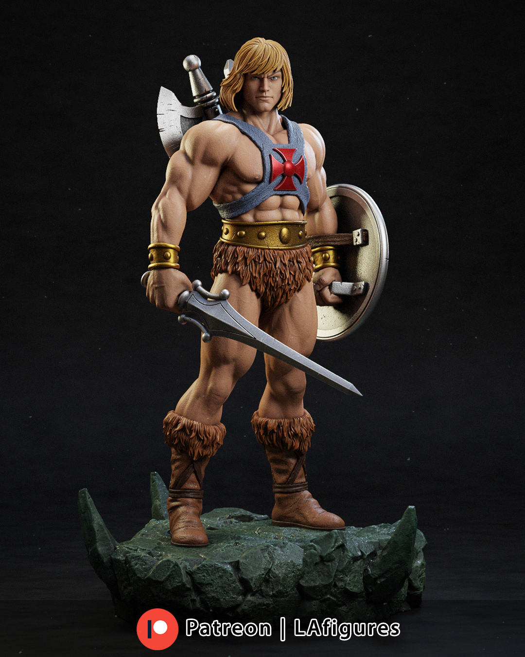 HE MAN + CAT OPCIONAL- L.A FIGURES