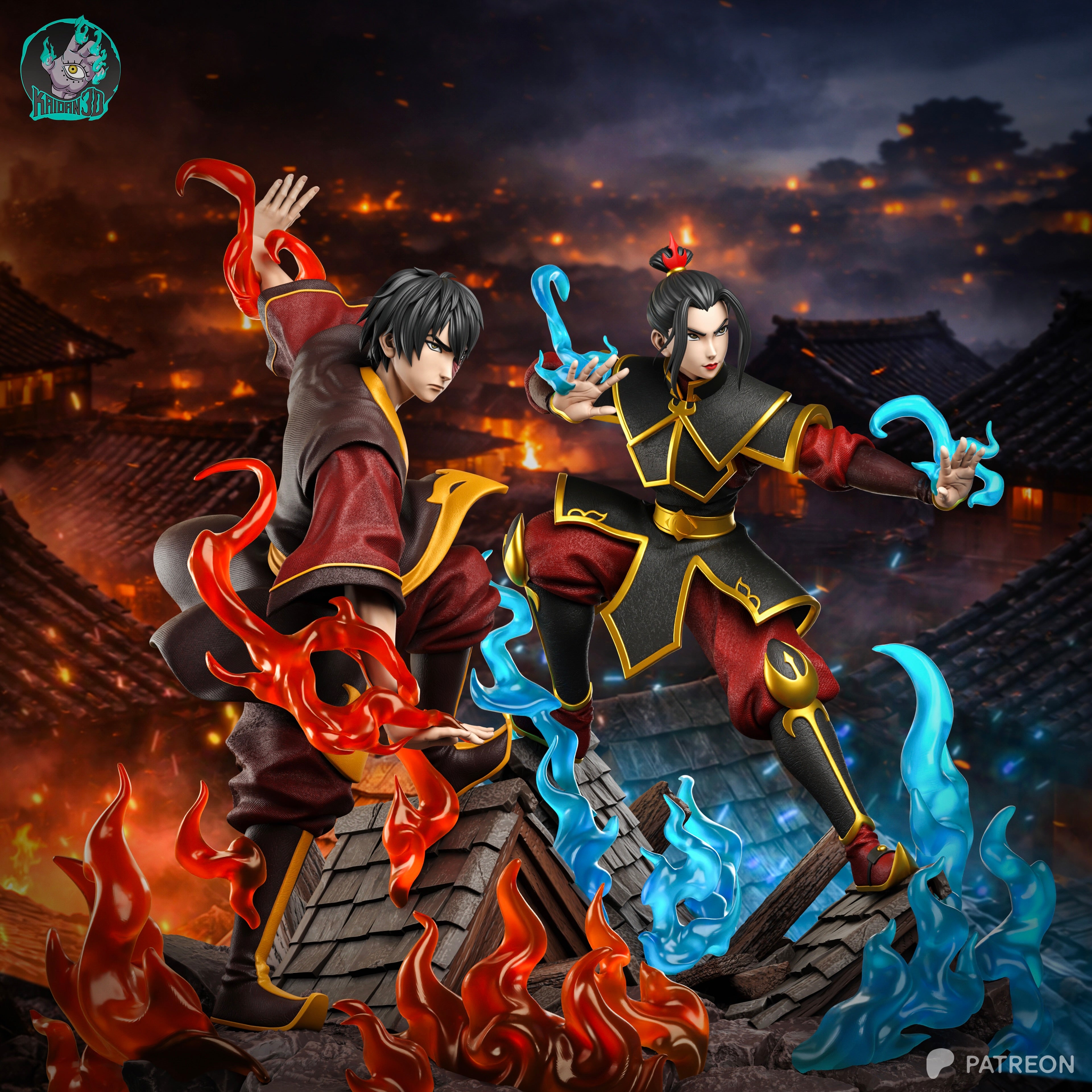 ZUKO Y AZULA AVATAR