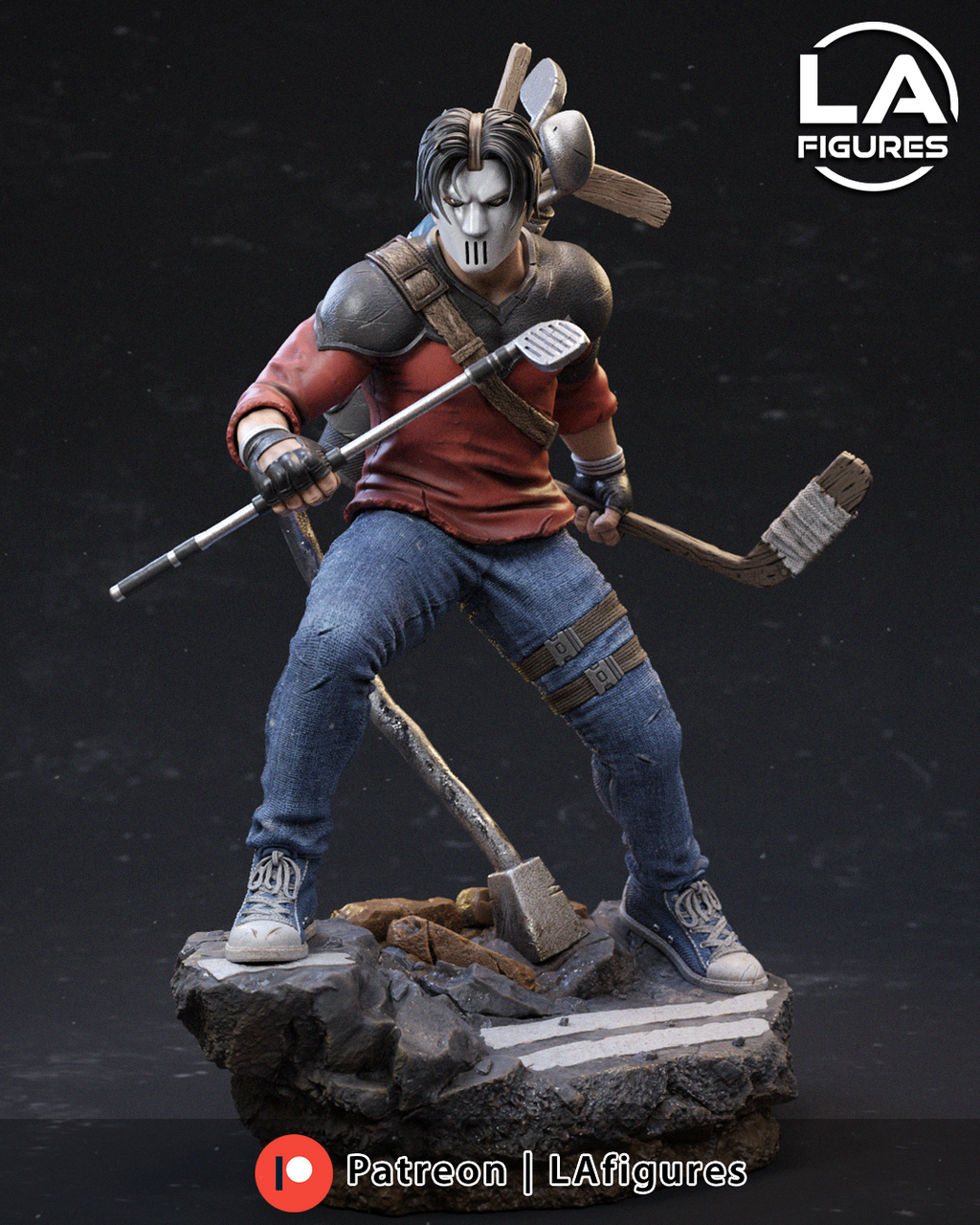 Casey Jones  TMNT TORTUGAS NINJA - L.A FIGURES