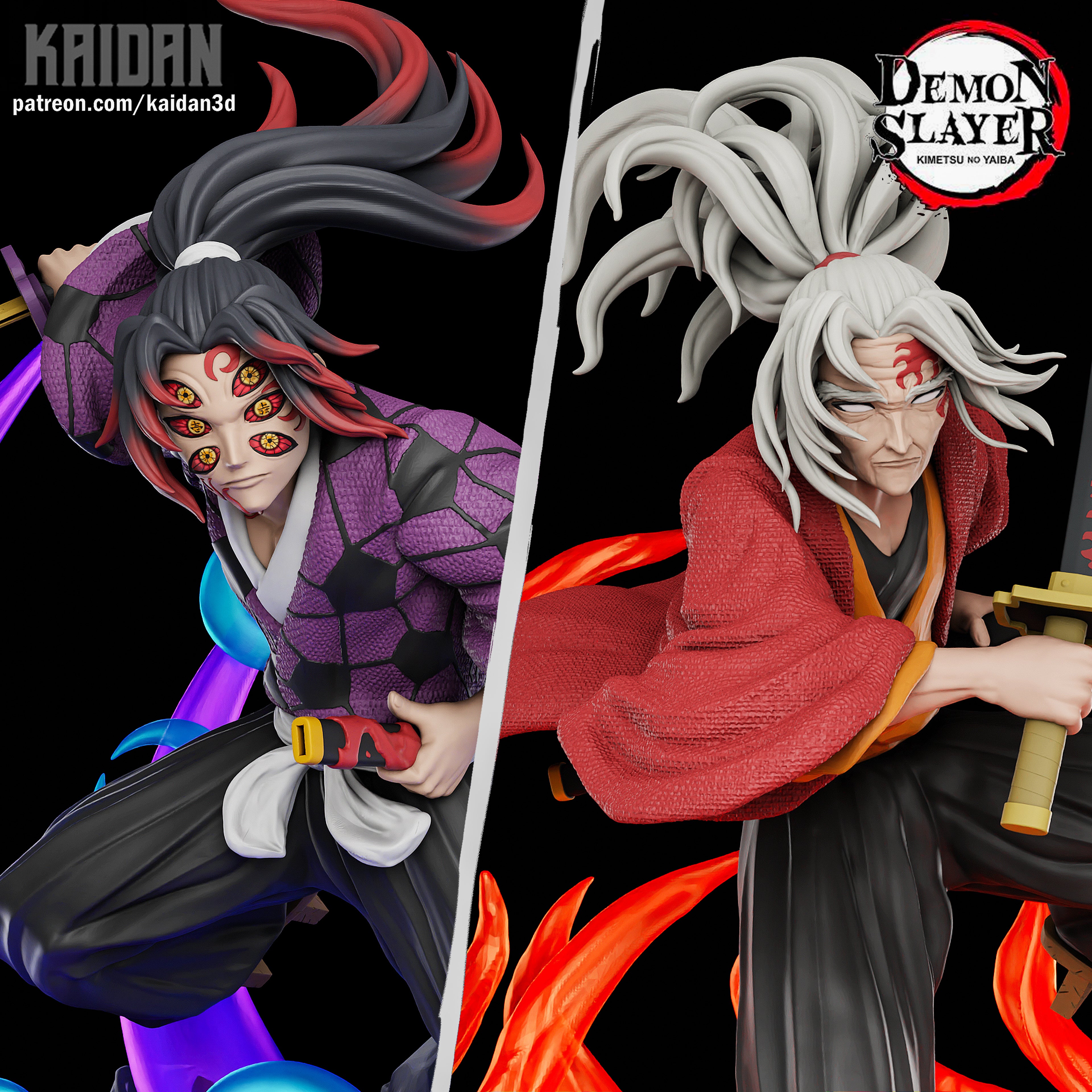 Multiple Figure - Kokushibo x Yoriichi