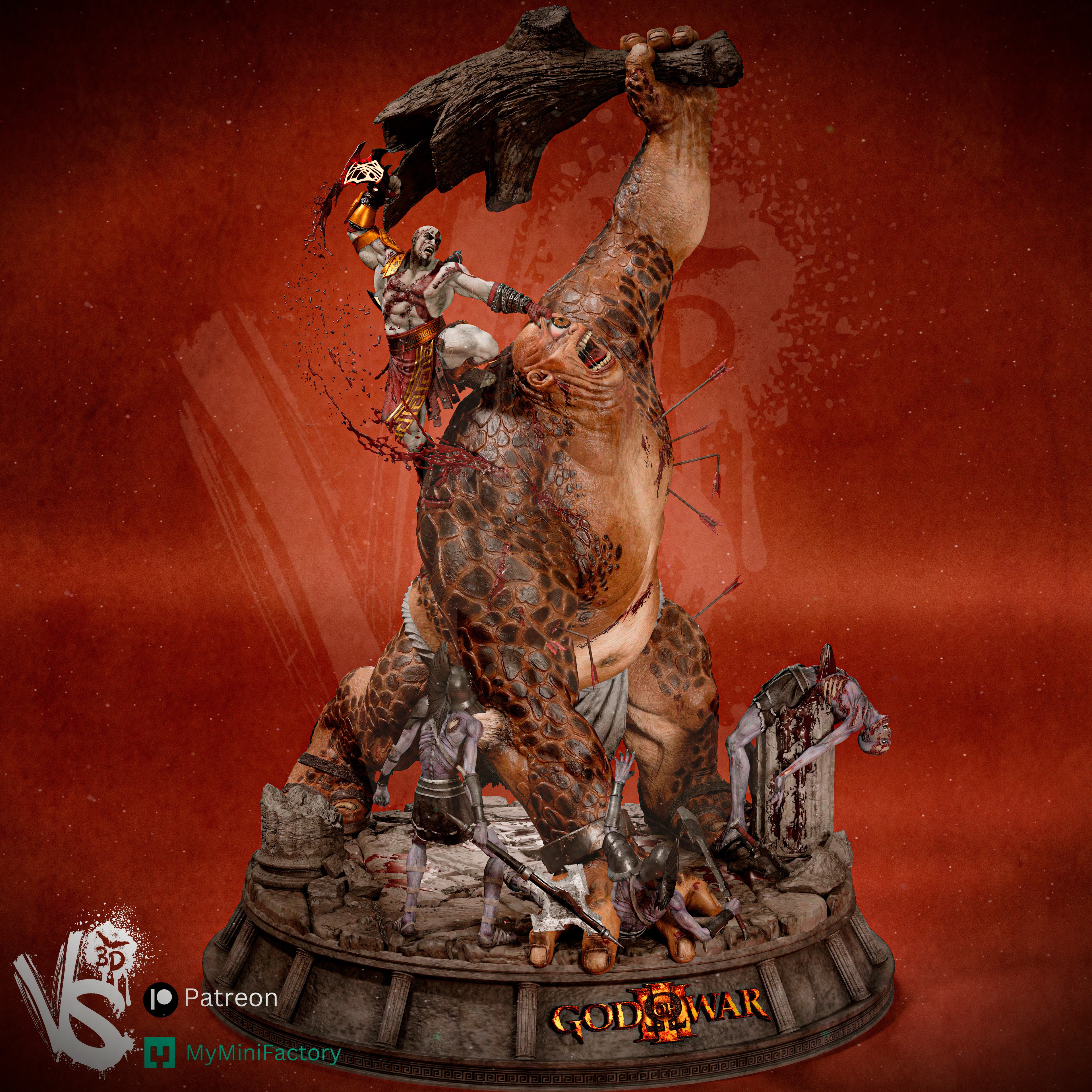 GOD OF WAR DIORAMA