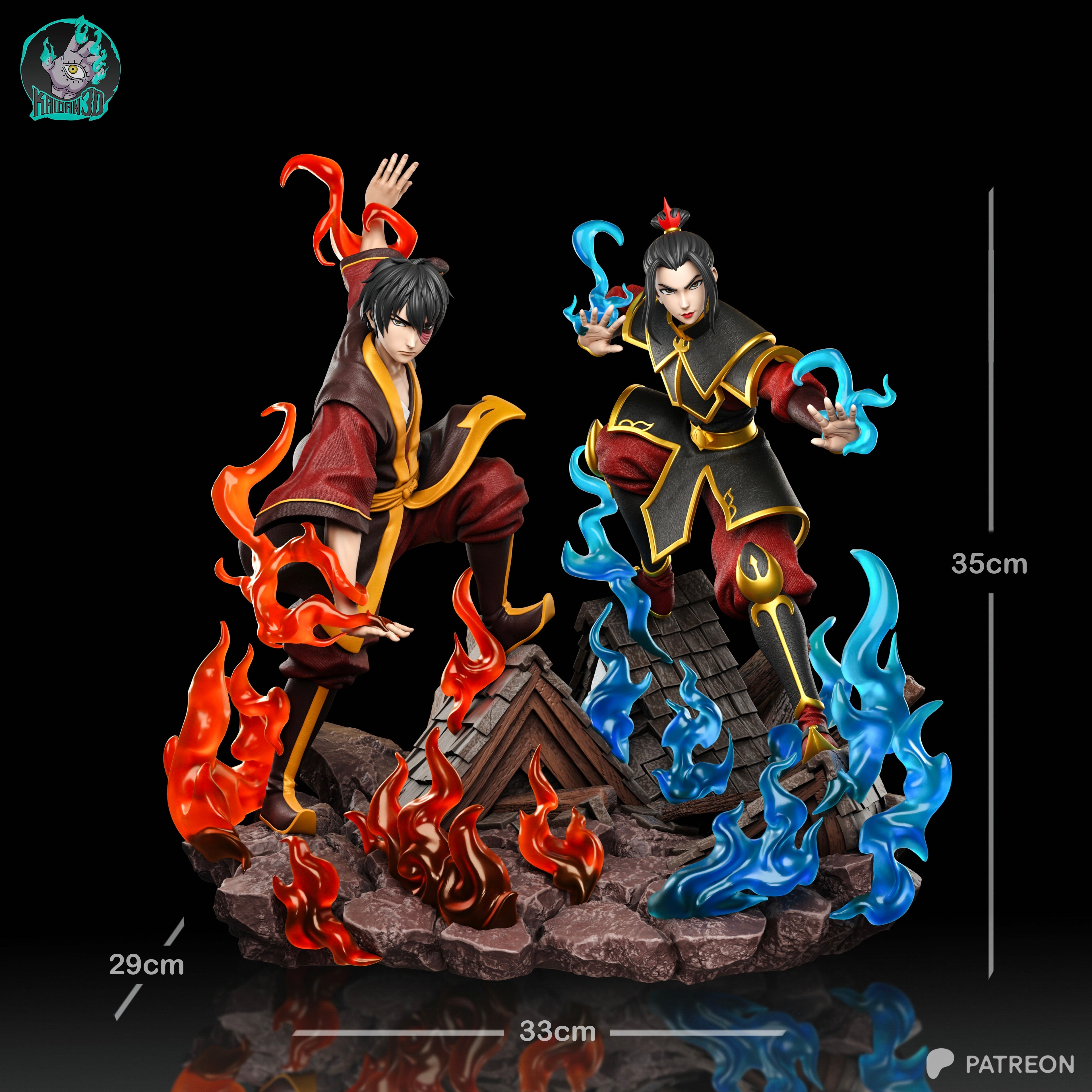 ZUKO Y AZULA AVATAR