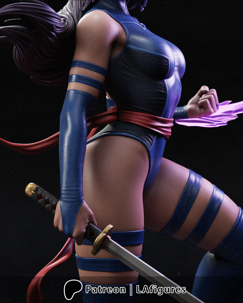 PSYLOCKE - X MEN - L.A FIGURES