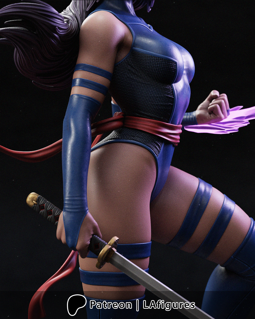 PSYLOCKE - X MEN - L.A FIGURES
