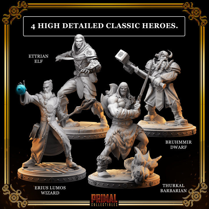 Set de Miniaturas Básico Master of Dungeon