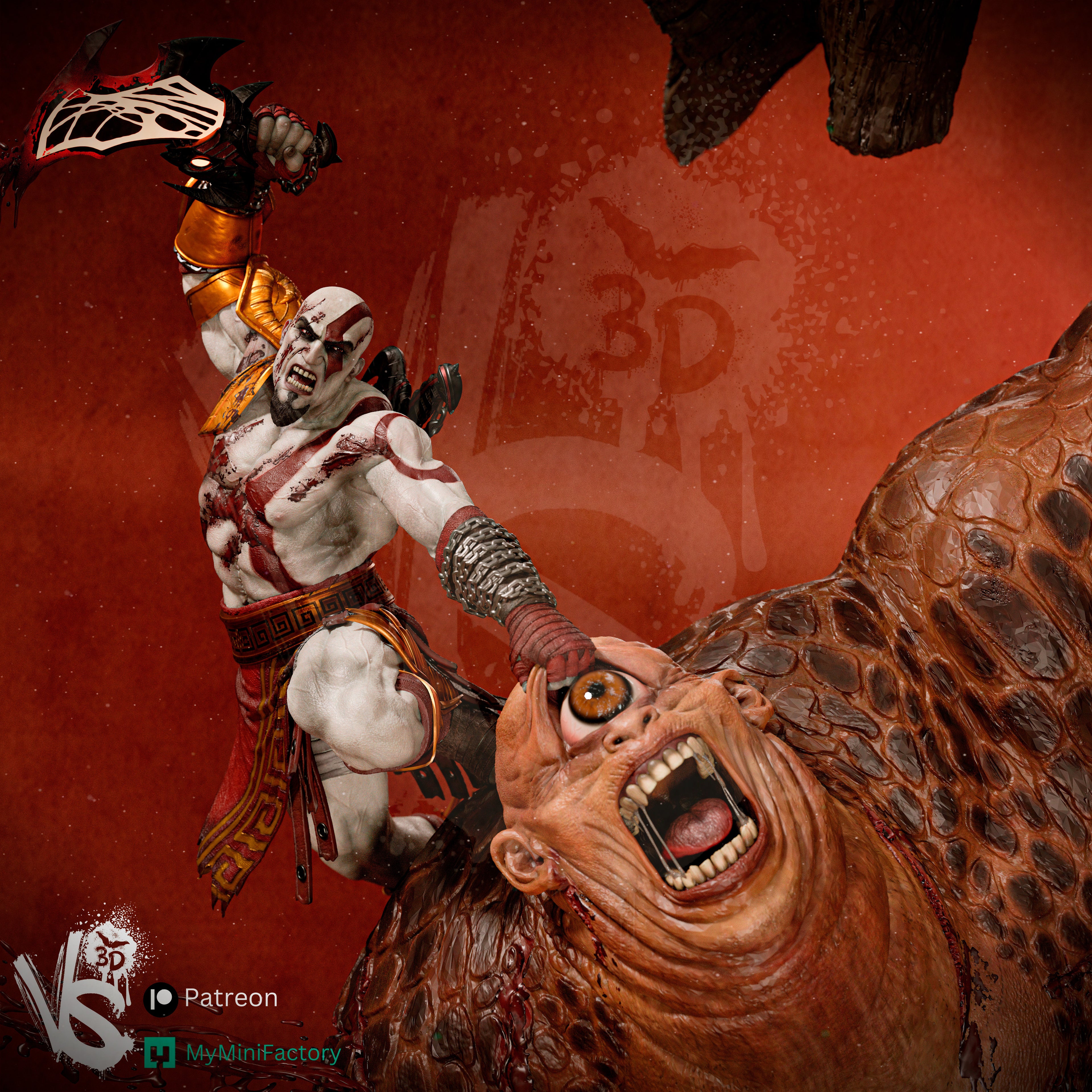 GOD OF WAR DIORAMA