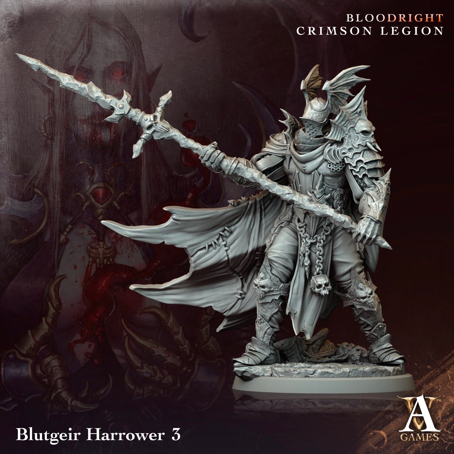 Blutgeir Harrower - Bloodright - Crimson Legion