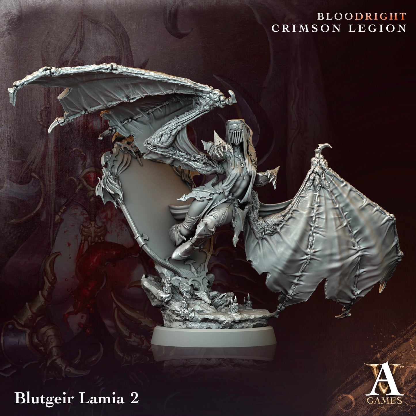 Blutgeir Lamia - Bloodright - Crimson Legion