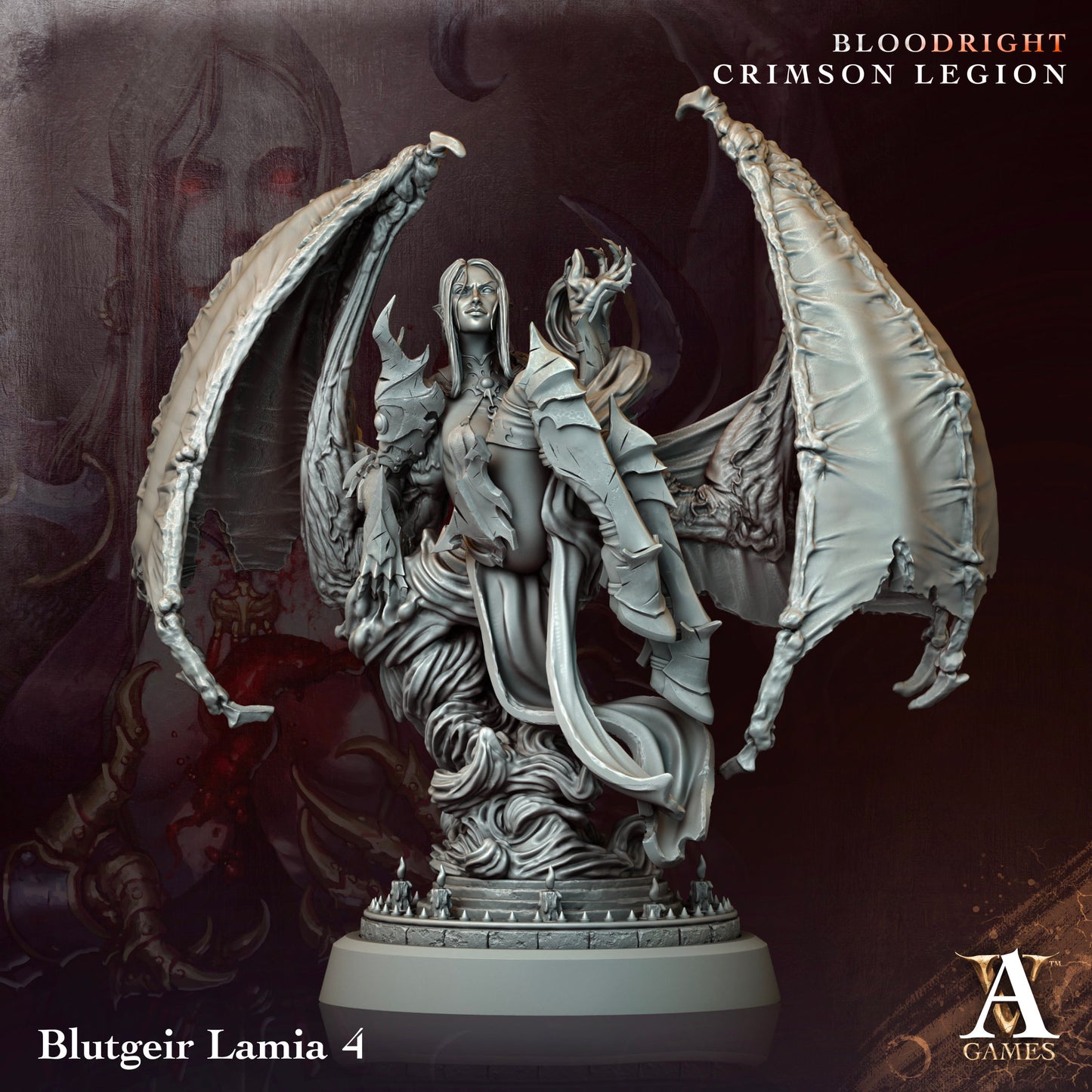 Blutgeir Lamia - Bloodright - Crimson Legion