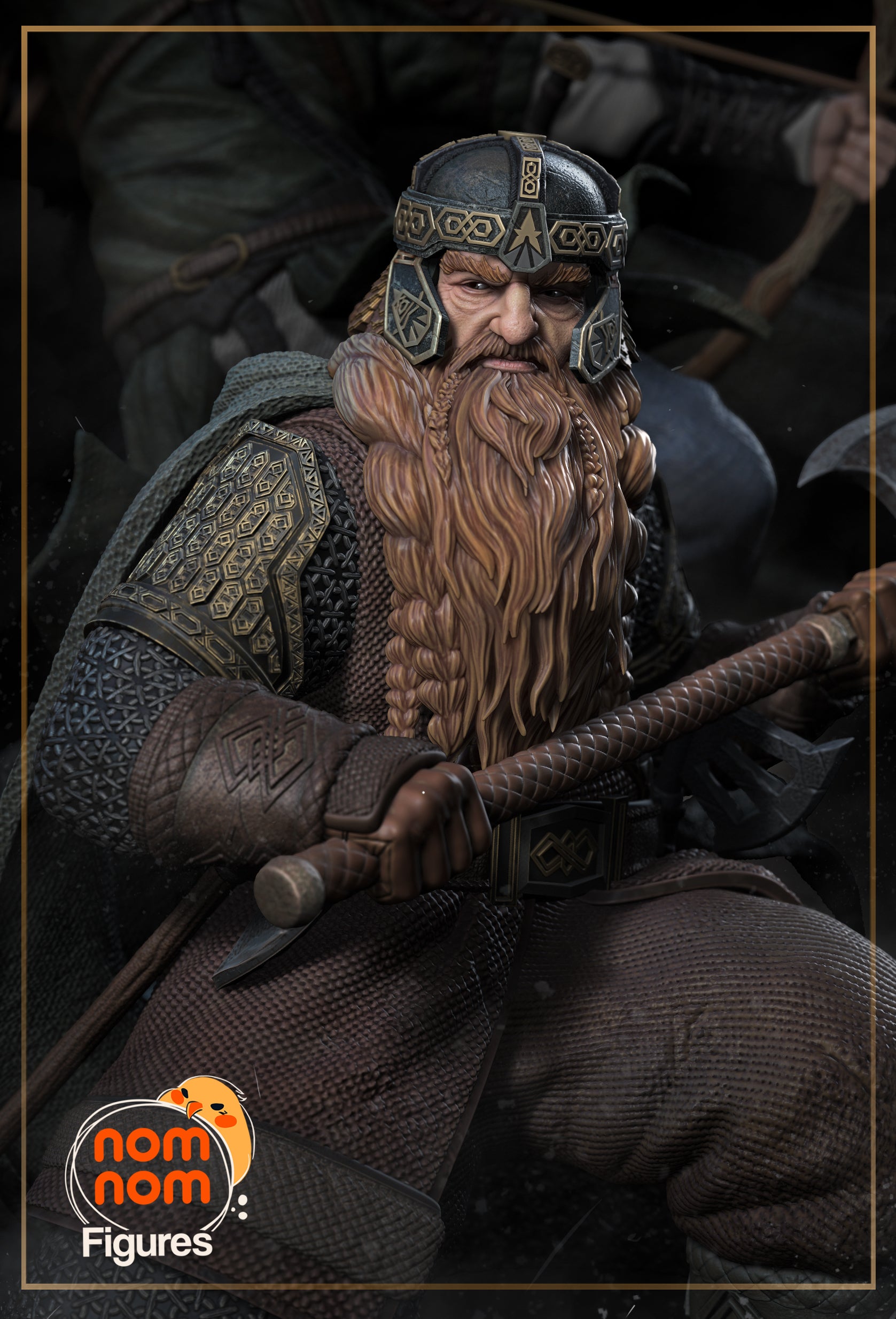 GIMLI Y LEGOLAS EL SEÑOR DE LOS ANILLOS DIORAMA