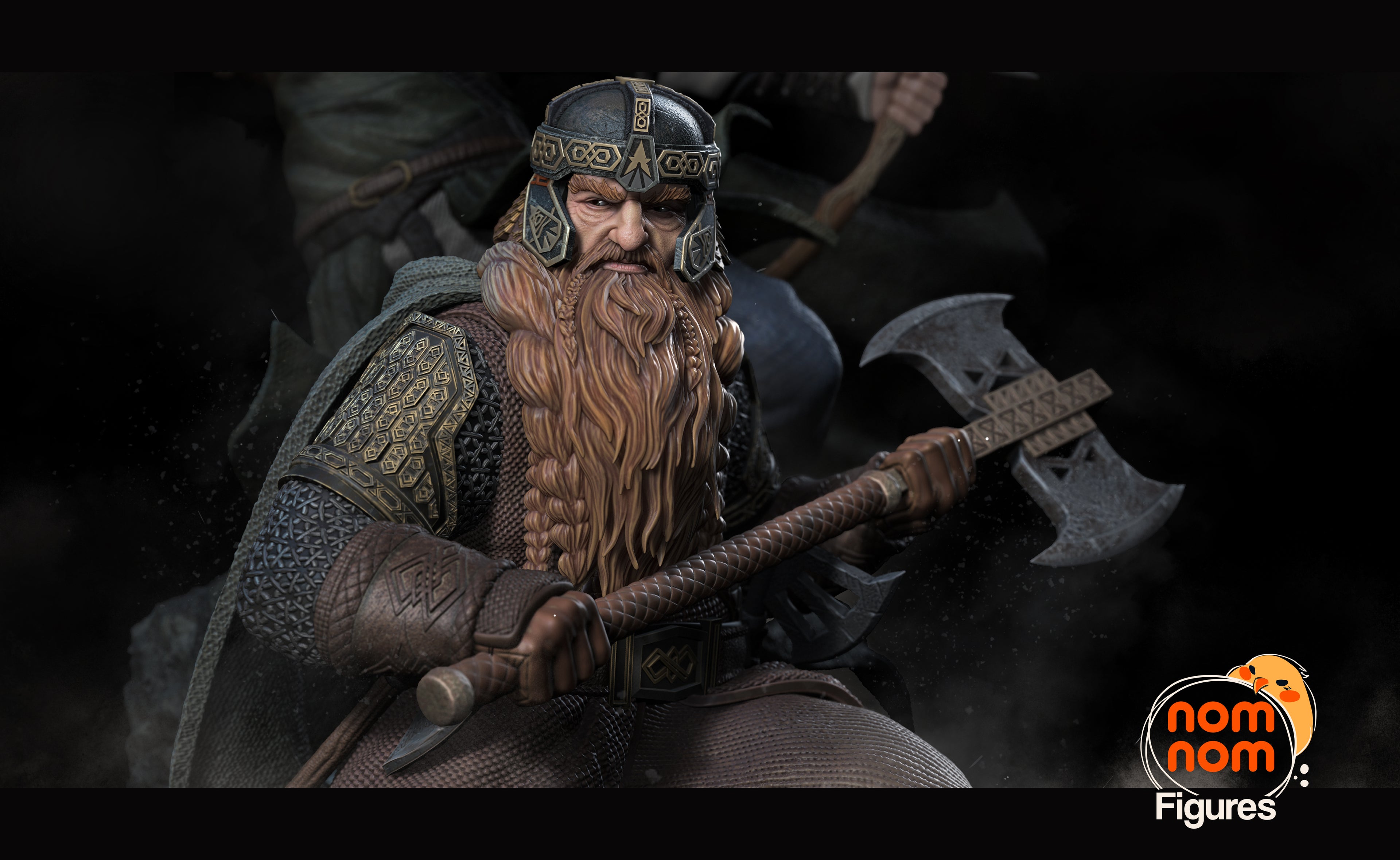GIMLI Y LEGOLAS EL SEÑOR DE LOS ANILLOS DIORAMA