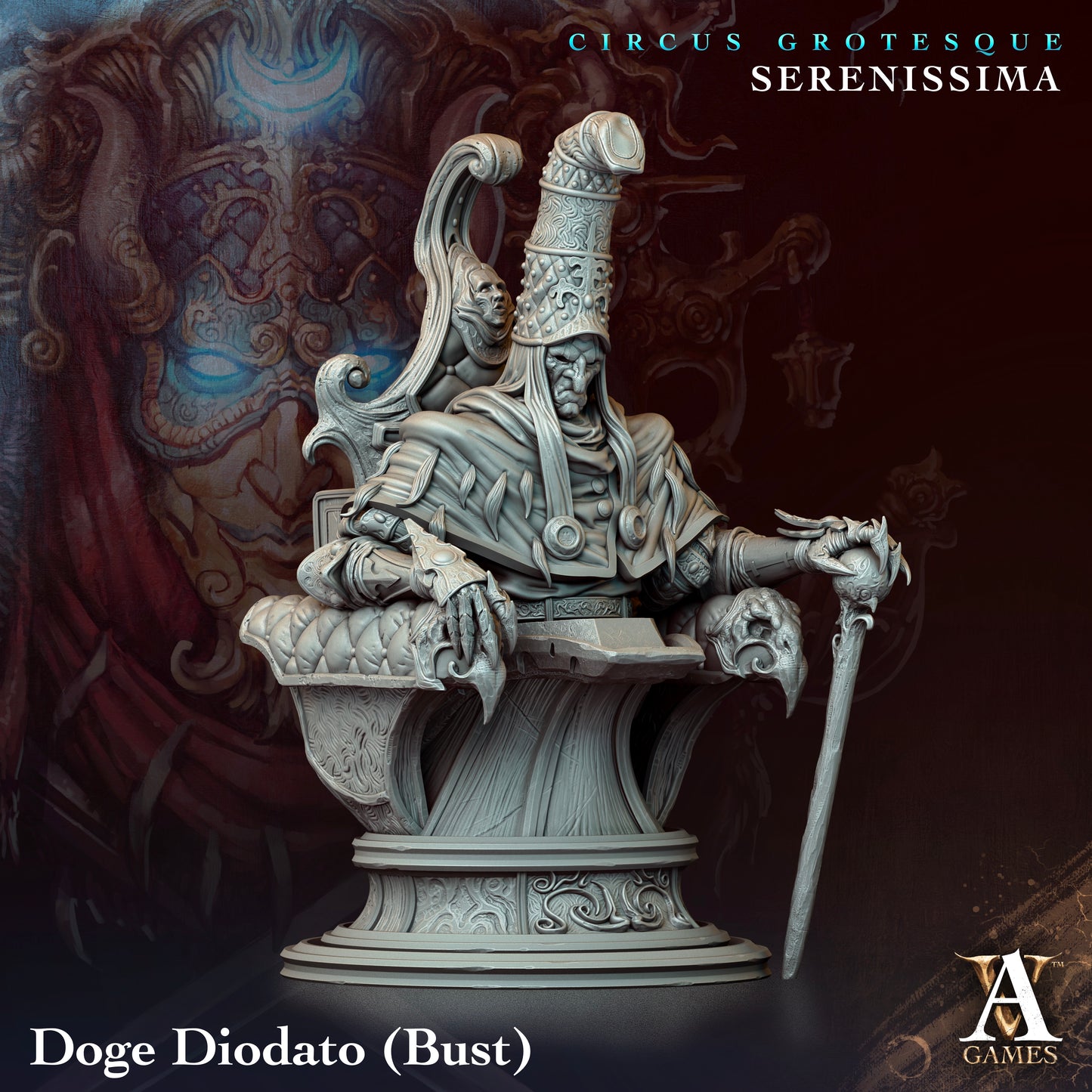 Doge Diodato Bust - CIRCO SERENISSIMA