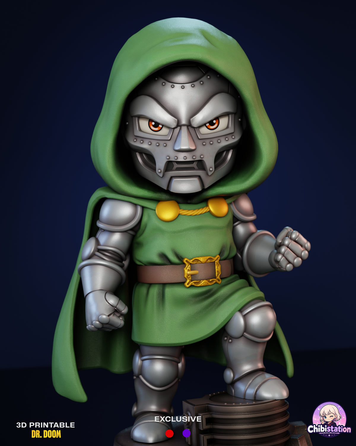 DR DOOM chibi