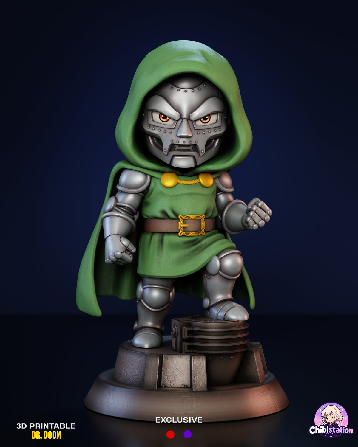 DR DOOM chibi