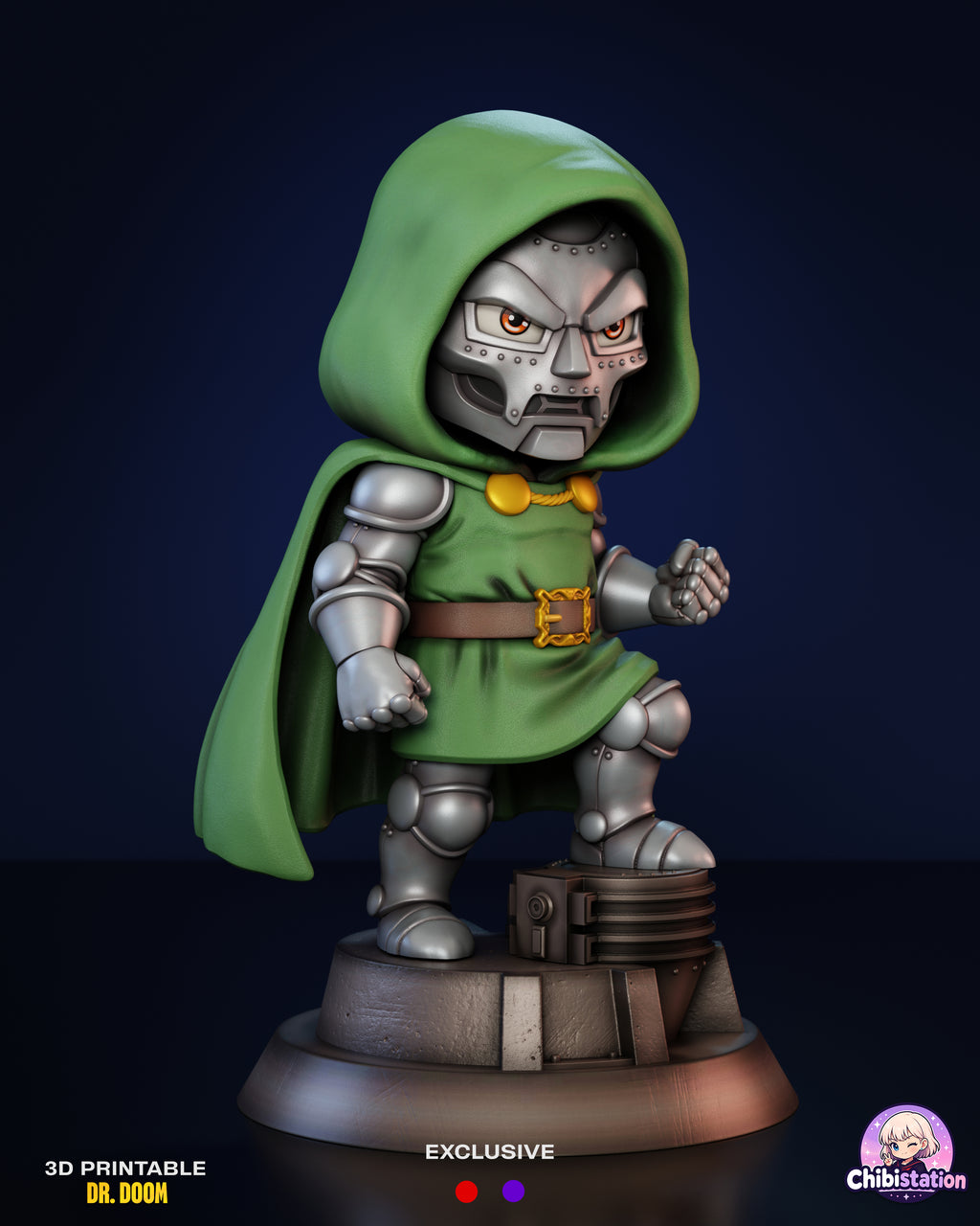 DR DOOM chibi