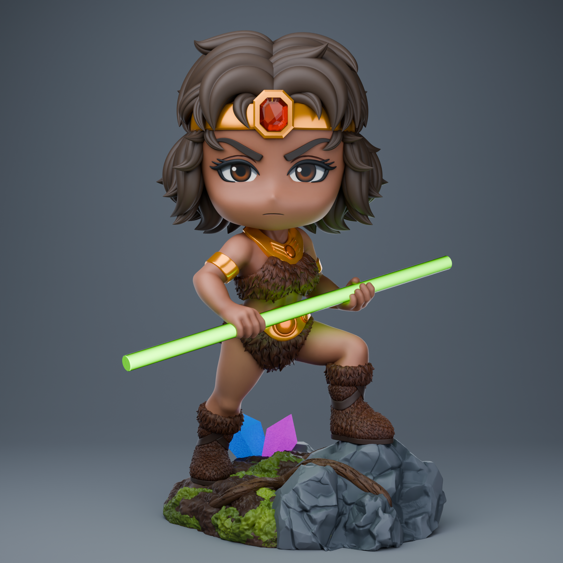 Chibi Diana Dragones y Mazmorras