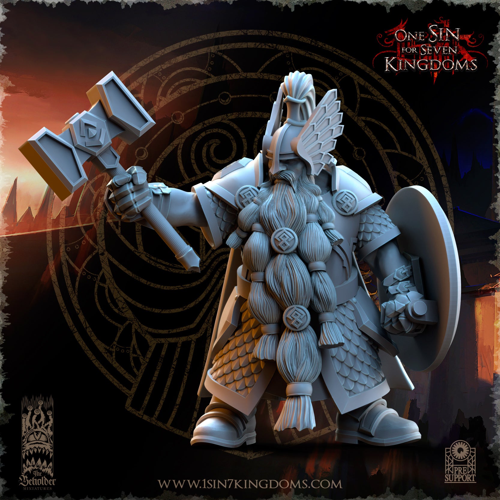 DWARVEN KINGDOMS HIGHBORN WARRIORS COMMAND GROUP
