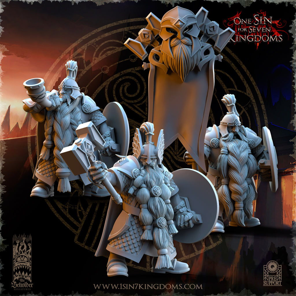 DWARVEN KINGDOMS HIGHBORN WARRIORS COMMAND GROUP