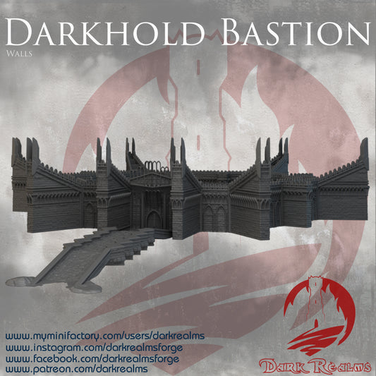 BASTION MUROS DARKHOLD terreno para wargames