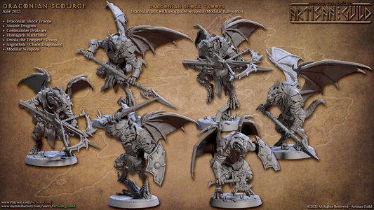 Draconian Shock Troops - Plaga de Draconianos