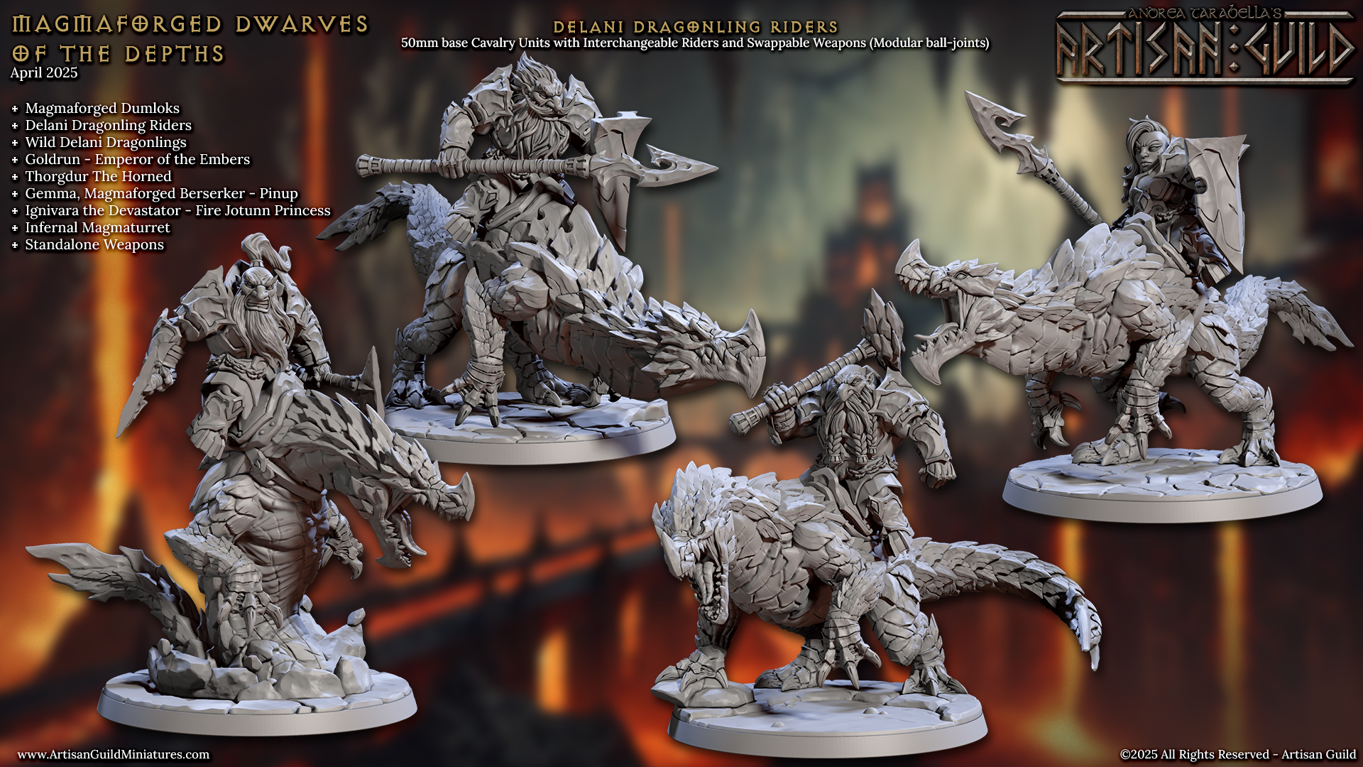 Dragonling Riders MAGMAFORGED DWARVES OF THE DEPTHS