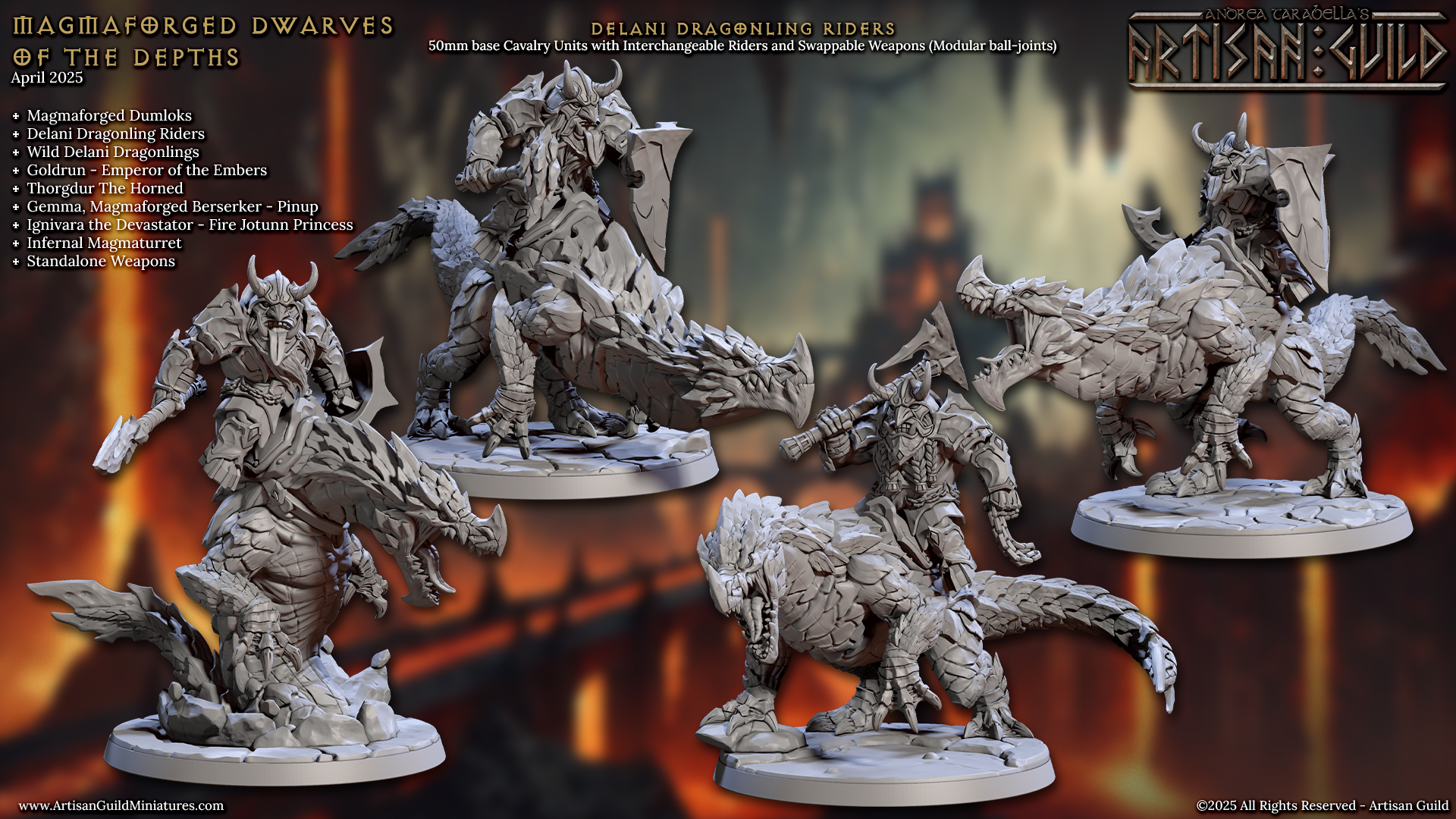 Dragonling Riders MAGMAFORGED DWARVES OF THE DEPTHS