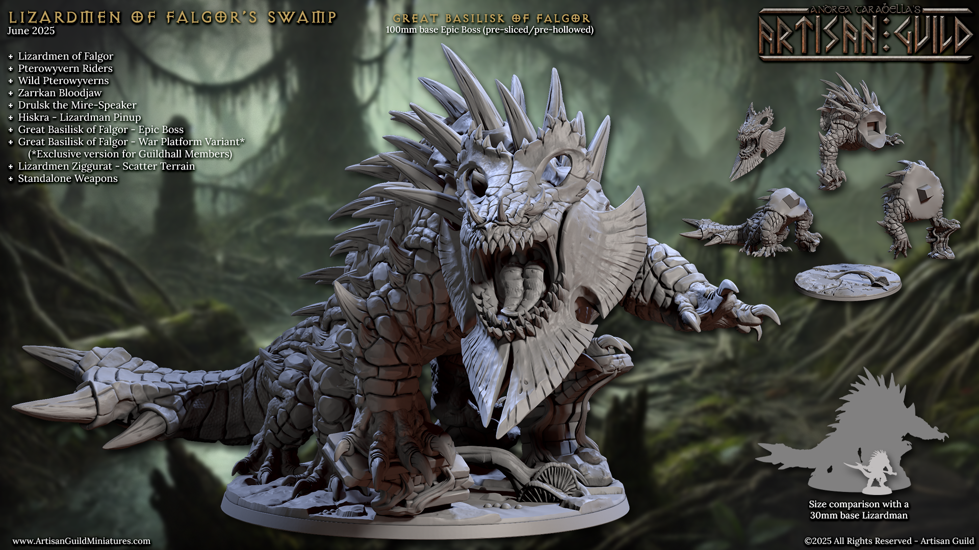 Lizardmen of Falgor's Swamp (Adventurer)