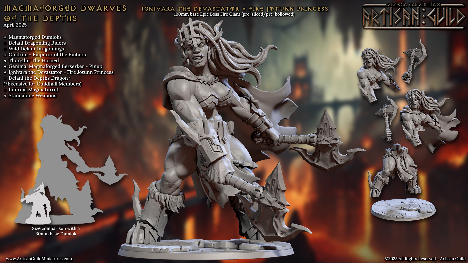 EPIC BOSS- Ignivara  MAGMAFORGED DWARVES OF THE DEPTHS