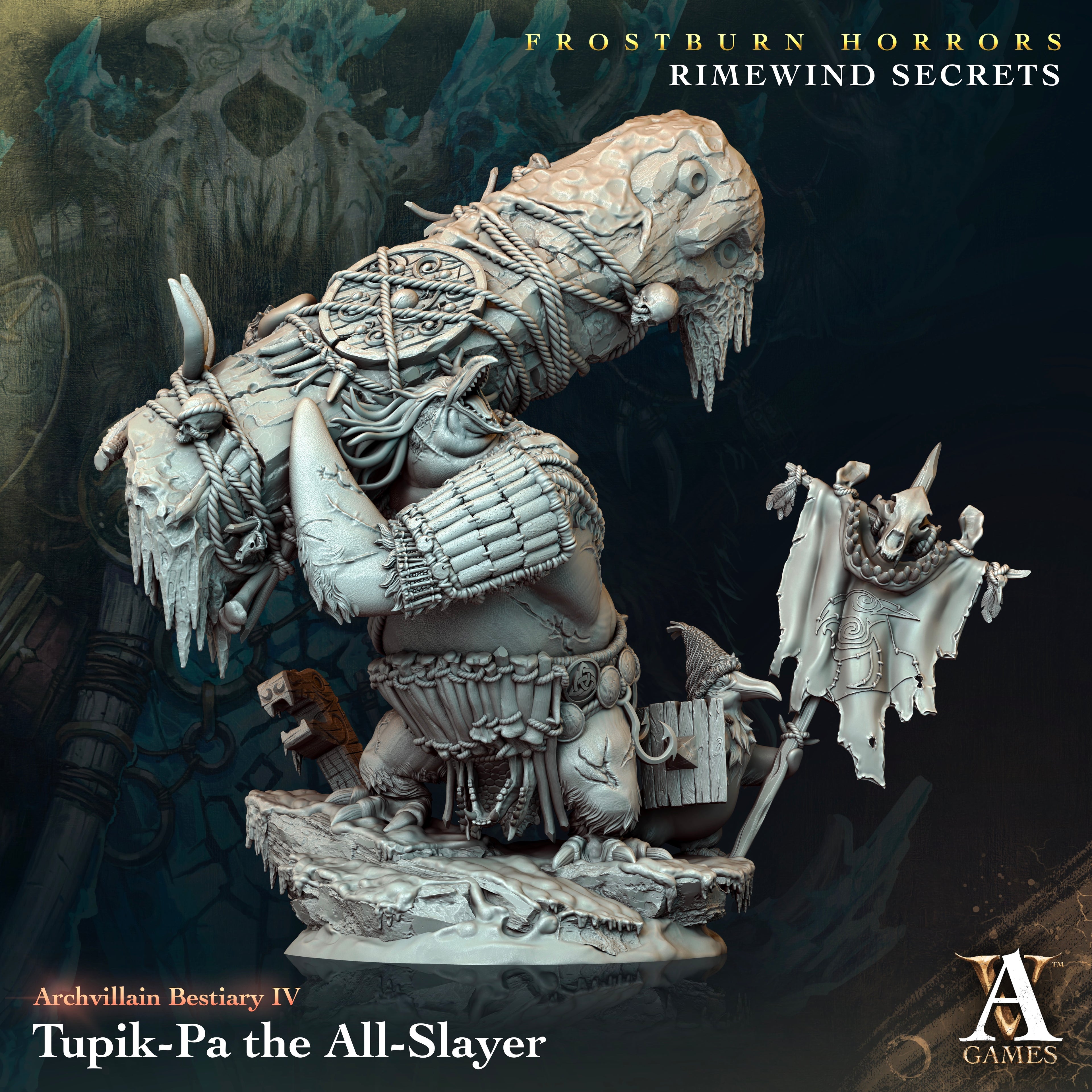 Tupik-Pa the All-Slayer BESTIARY Frostburn Horrors - Rimewind Secrets