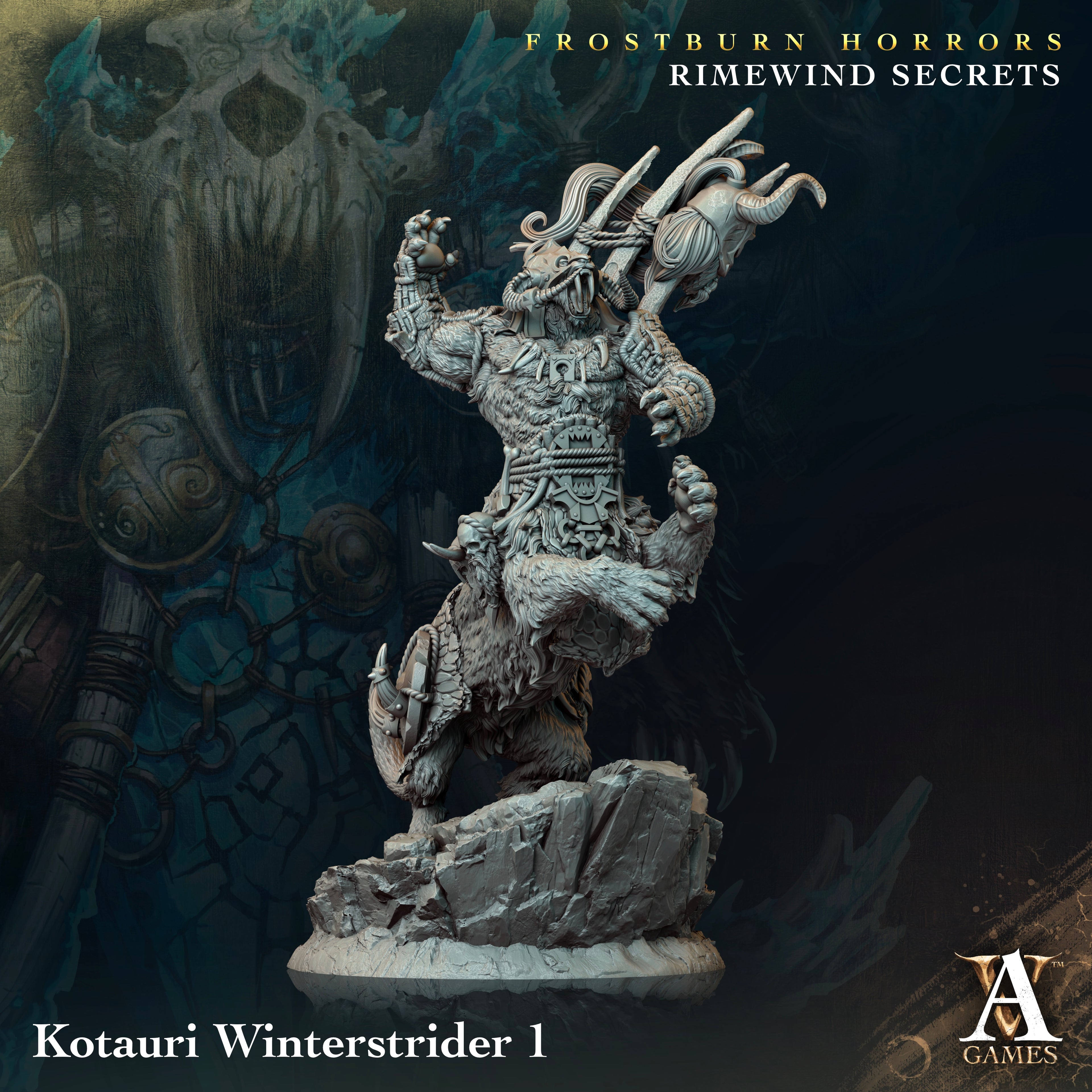Kotauri Winterstrider Frostburn Horrors - Rimewind Secrets