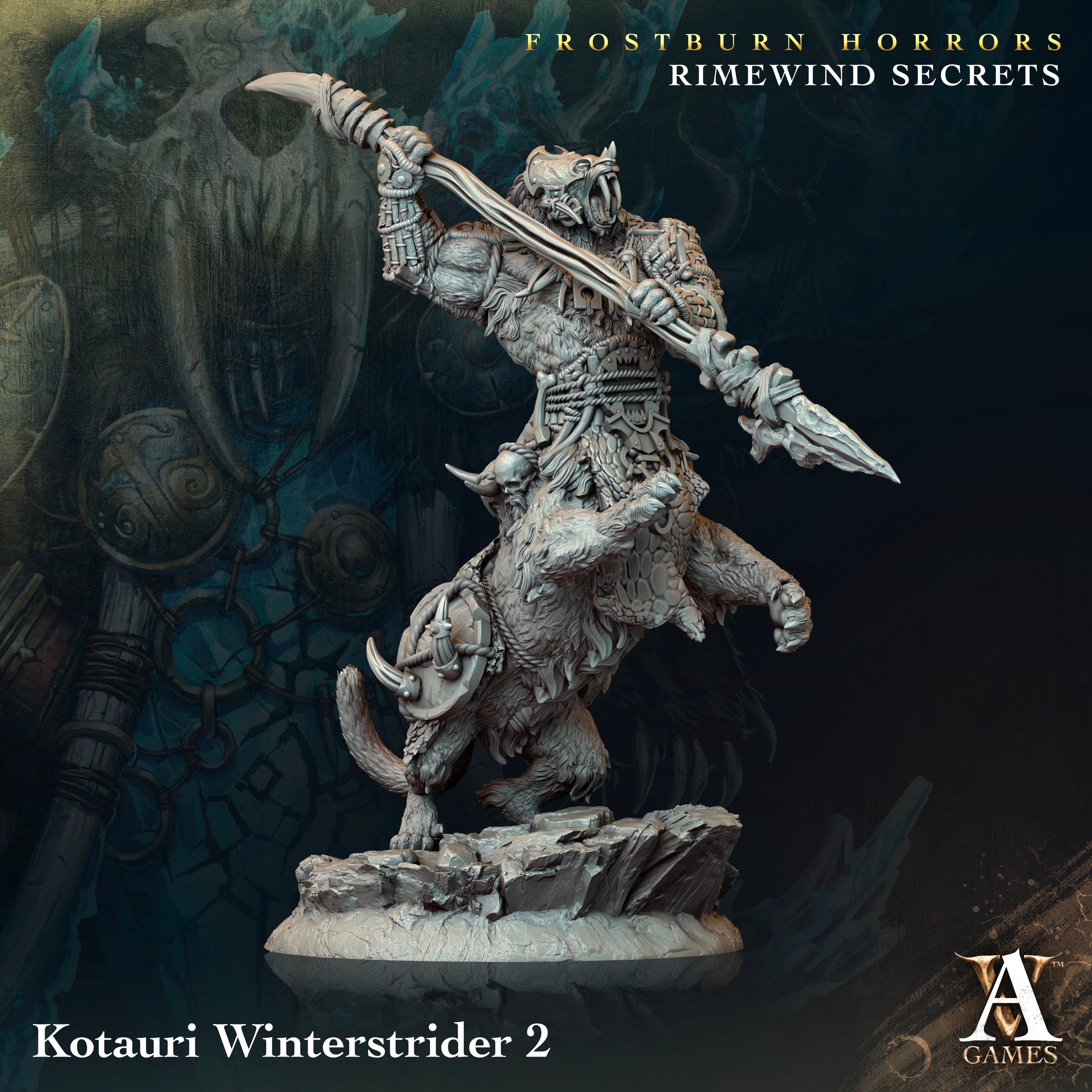 Kotauri Winterstrider Frostburn Horrors - Rimewind Secrets