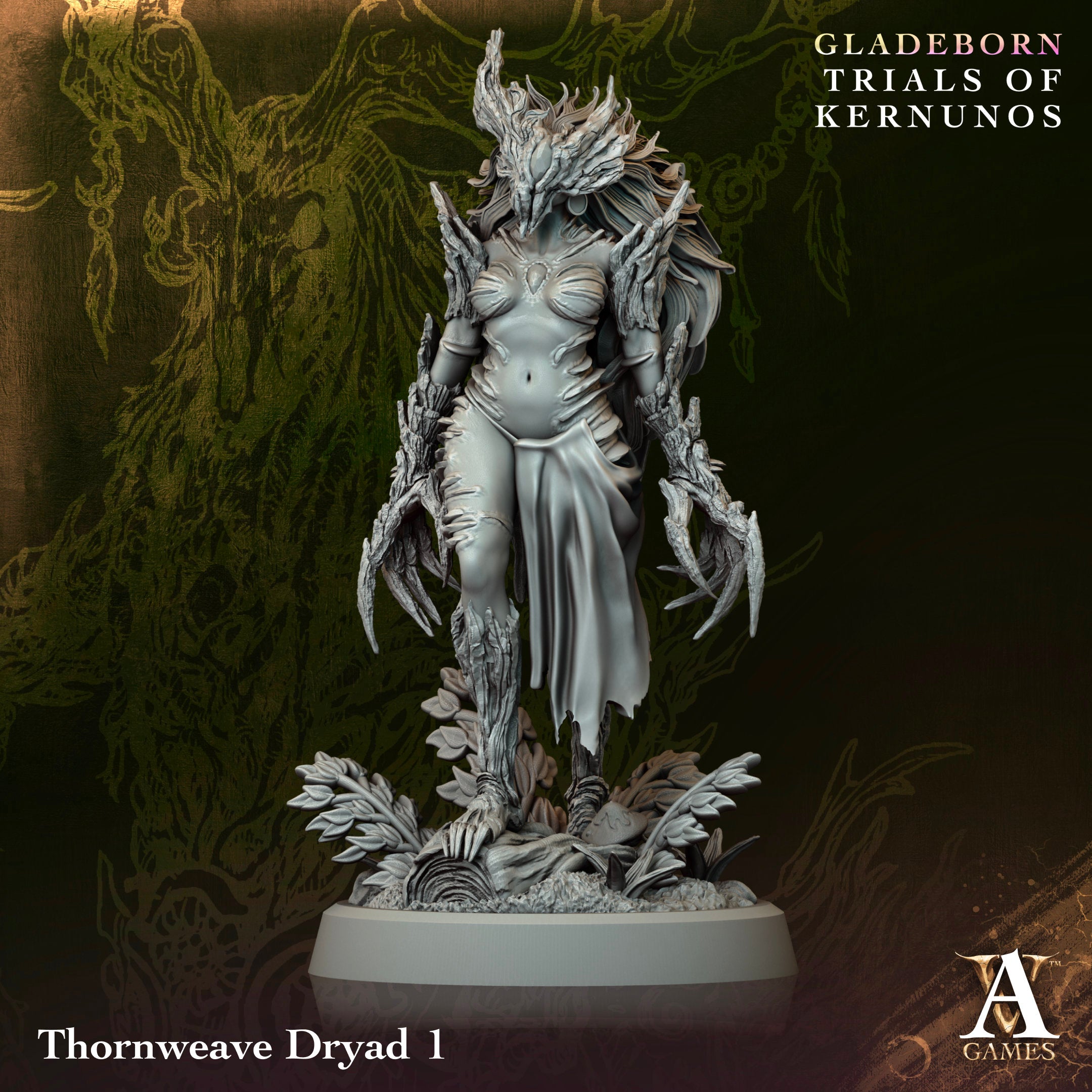 Thornweave Dryad- GLADEBORN TRIALS OF KERNUNOS