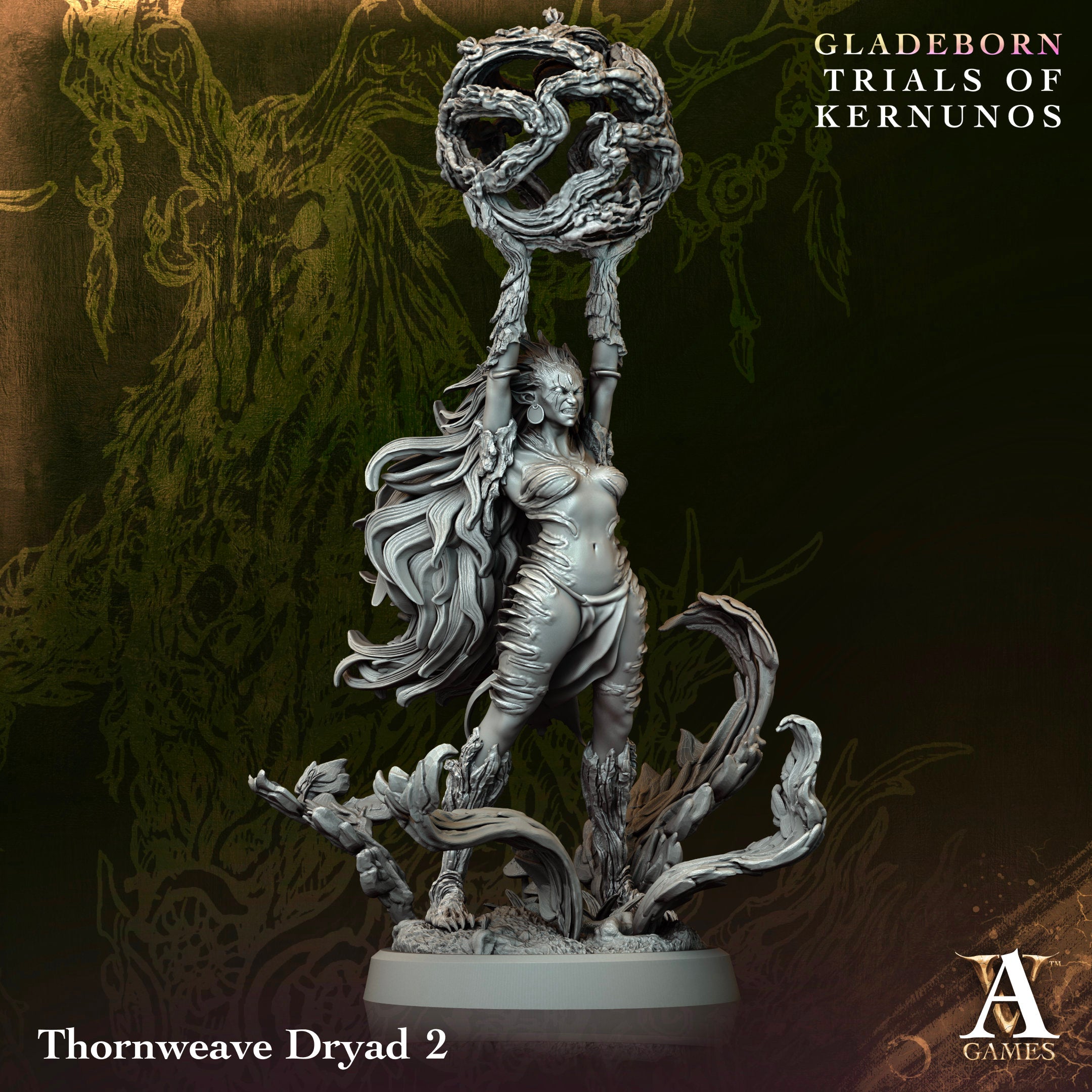 Thornweave Dryad- GLADEBORN TRIALS OF KERNUNOS