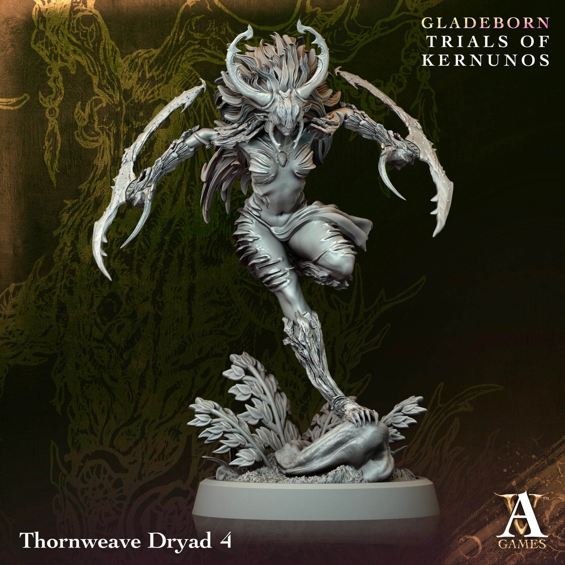 Thornweave Dryad- GLADEBORN TRIALS OF KERNUNOS