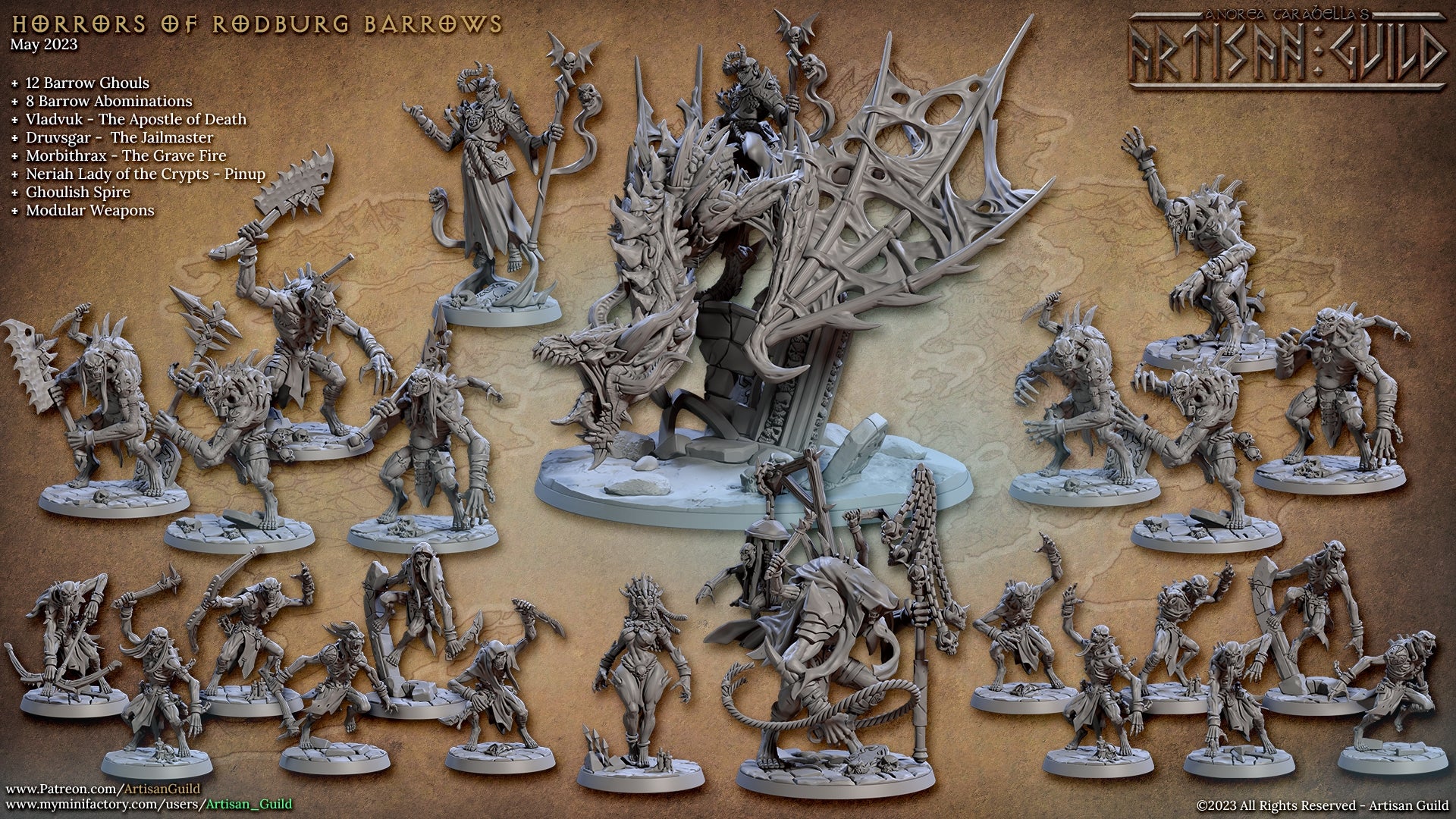 Horrors of Rodburg Barrows- BATTLEFORCE BOX