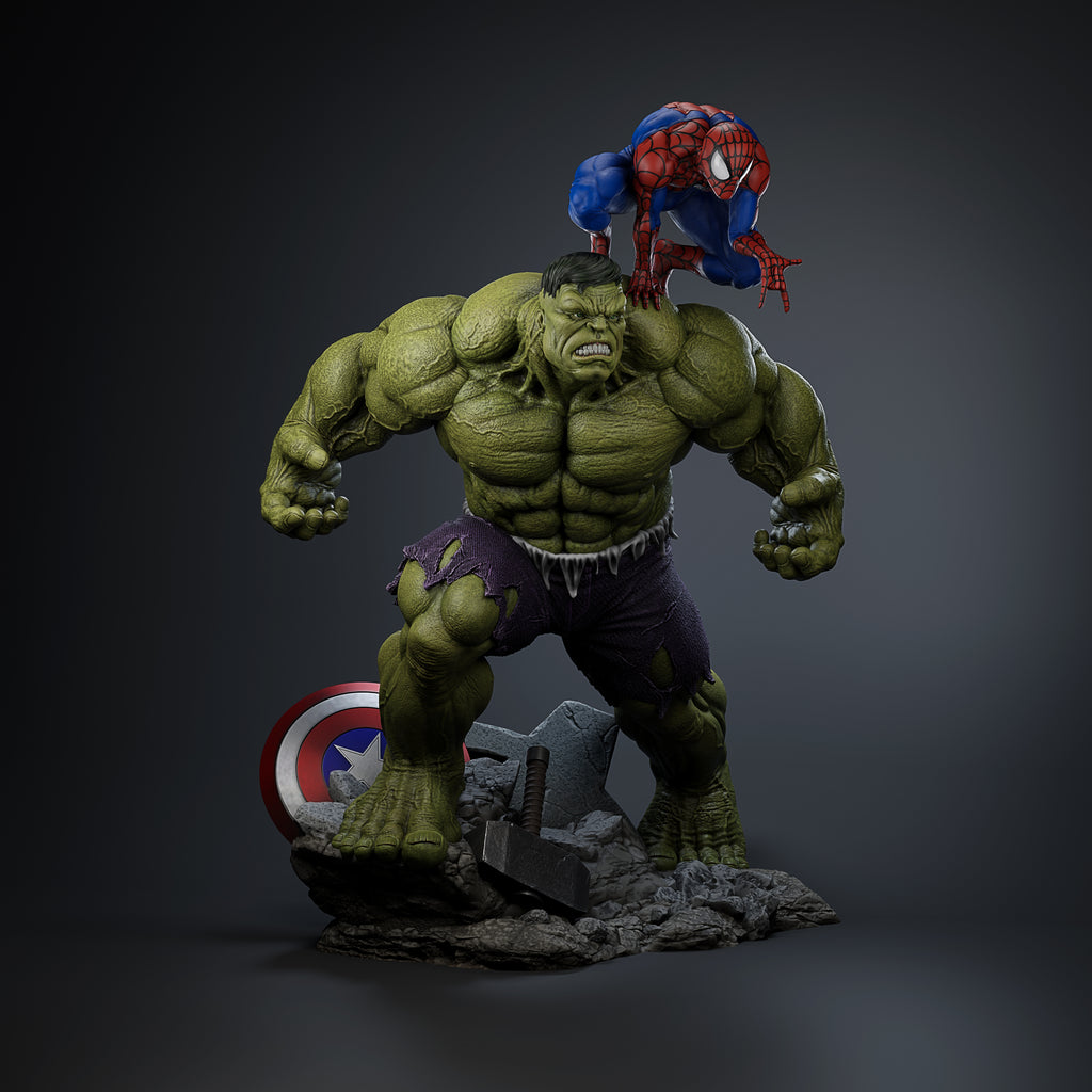 HULK y SPIDERMAN