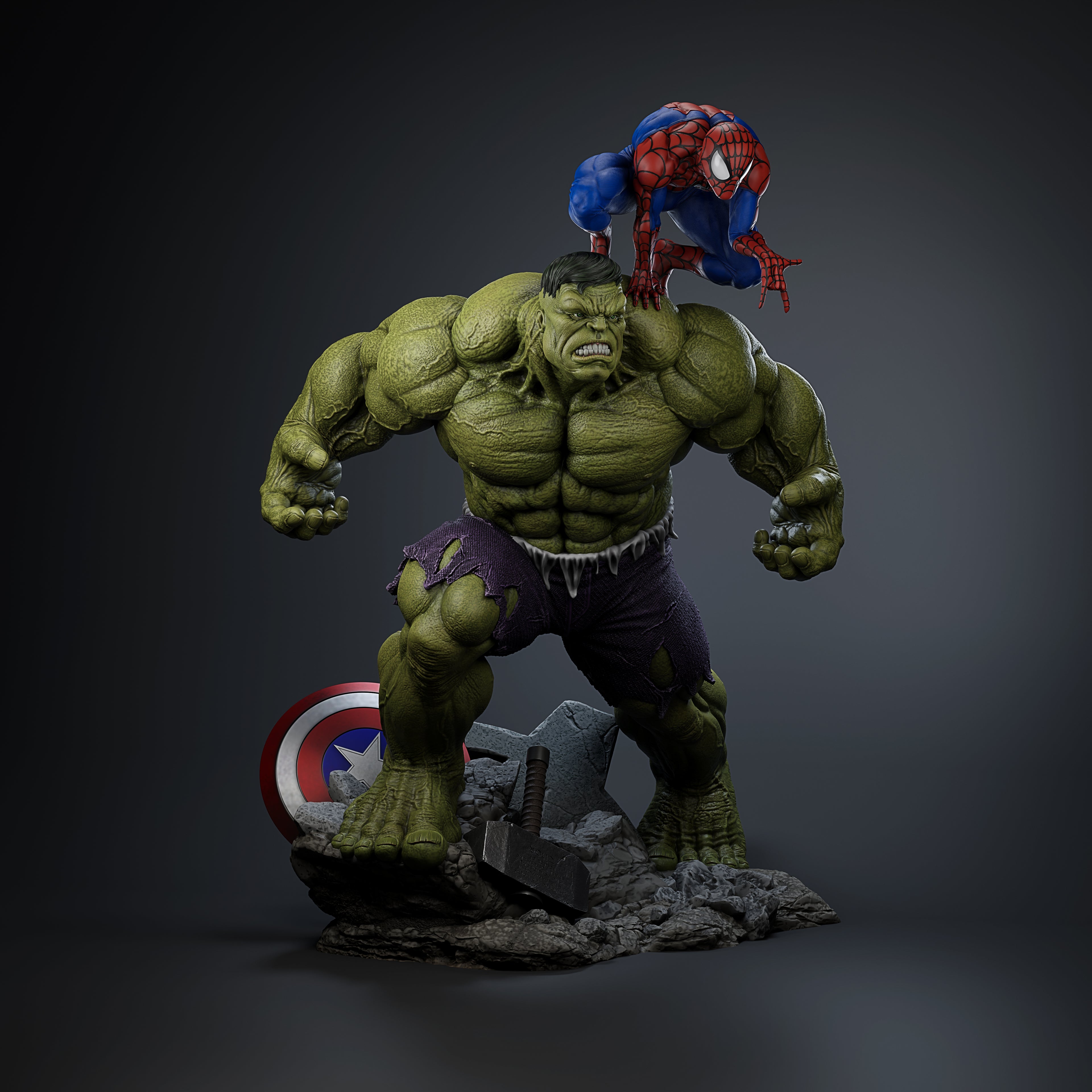 HULK y SPIDERMAN