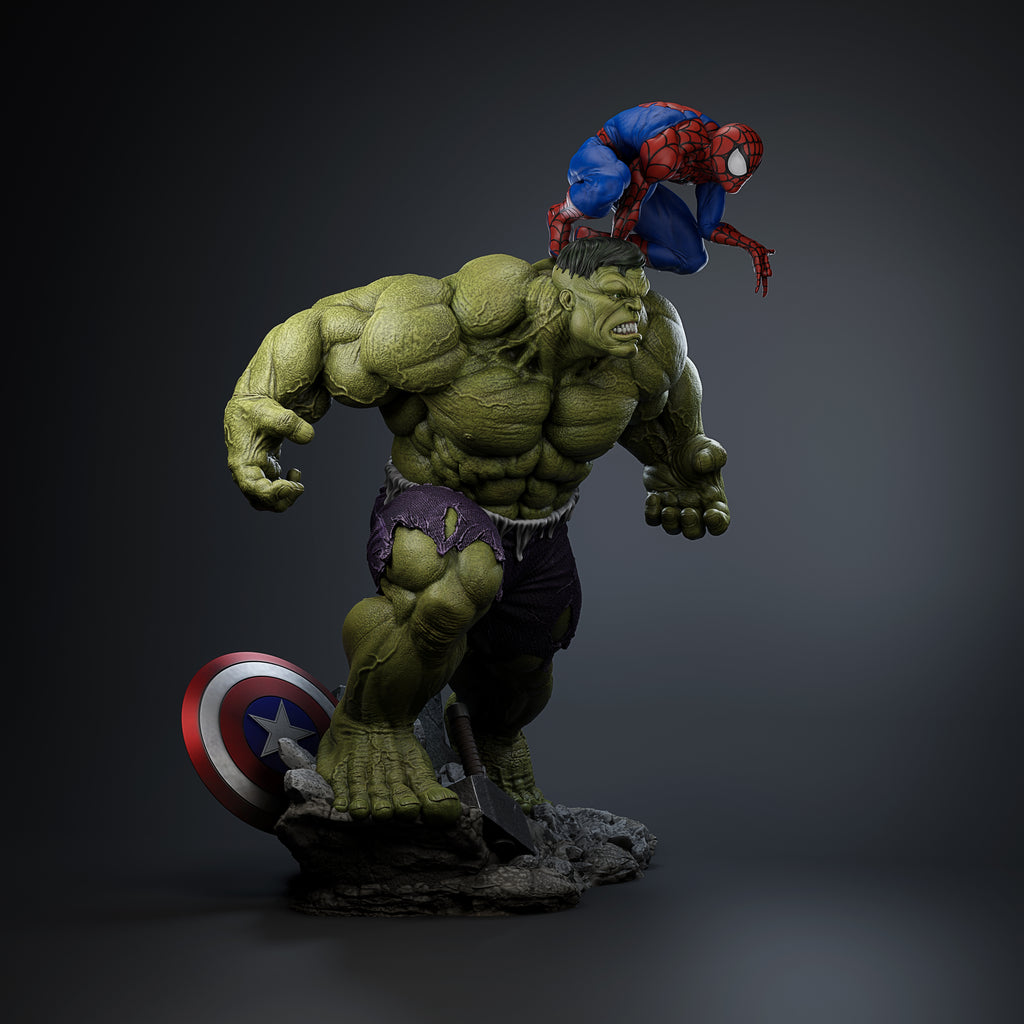 HULK y SPIDERMAN