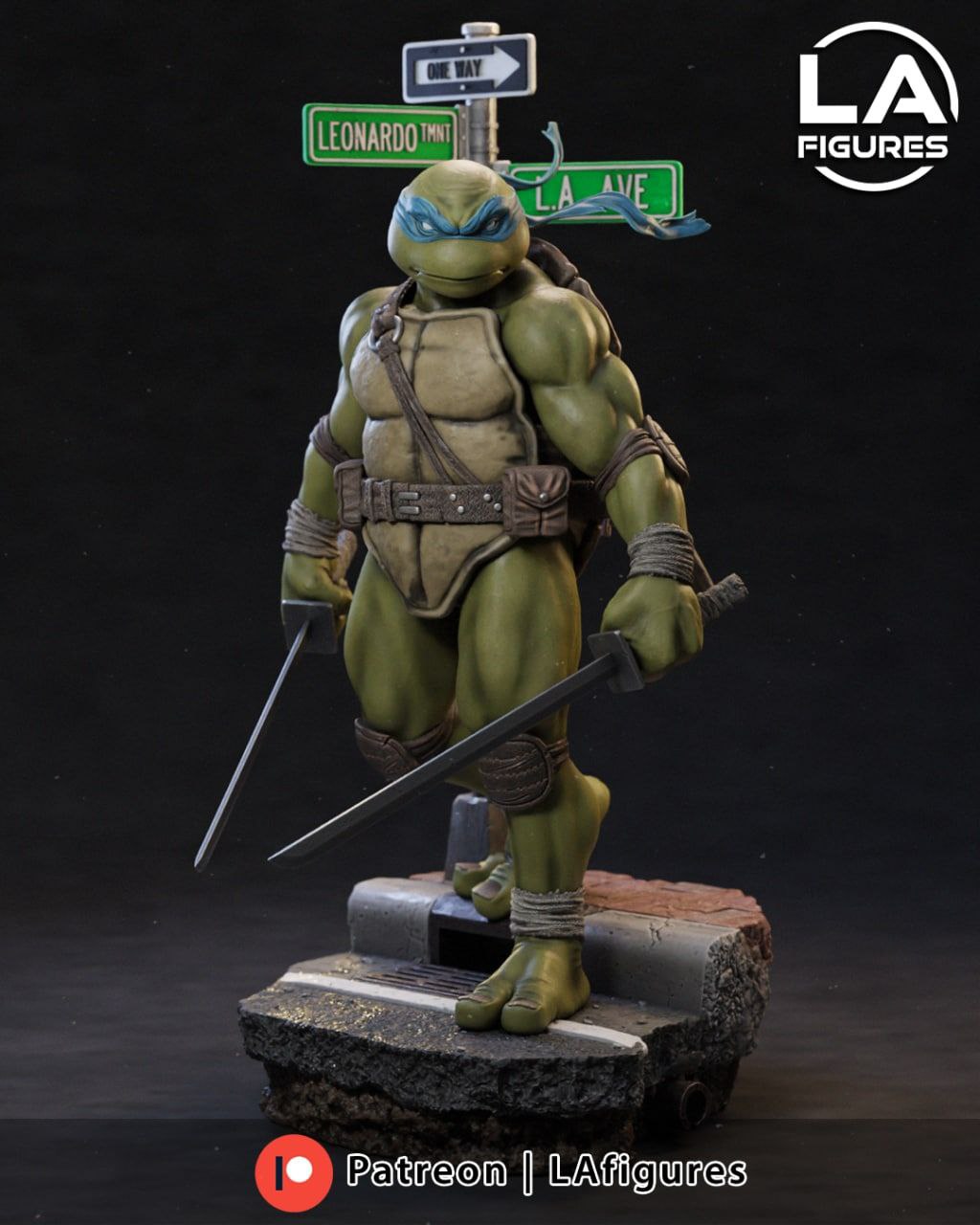 Leonardo TMNT TORTUGAS NINJA - L.A FIGURES