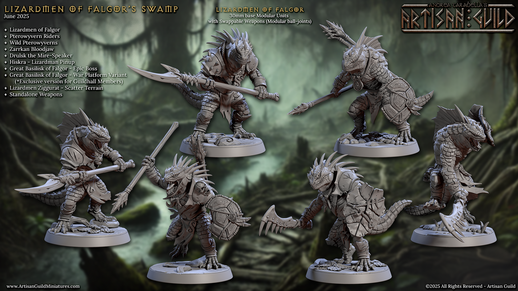 Lizardmen of Falgor's Swamp (Adventurer)