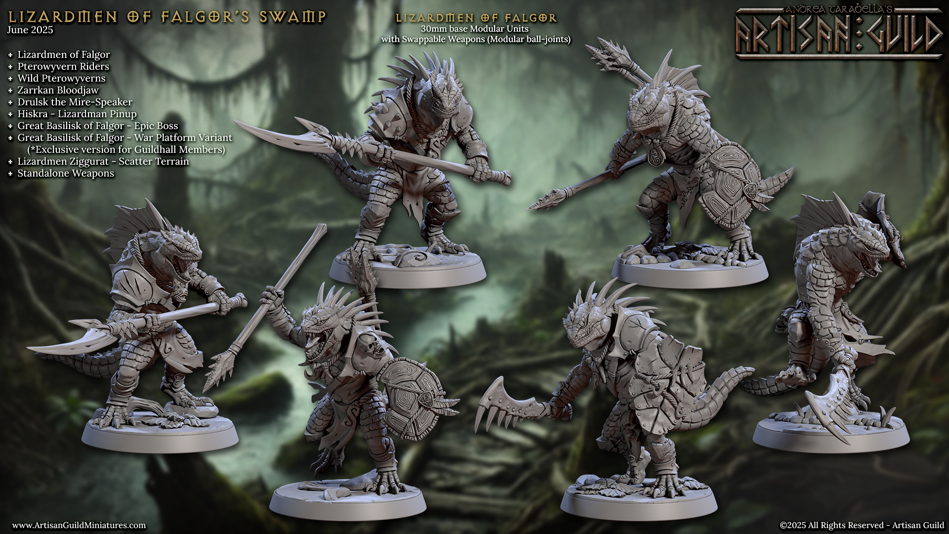 Lizardmen of Falgor's Swamp (Adventurer)