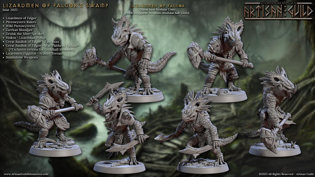 Lizardmen of Falgor's Swamp (Adventurer)