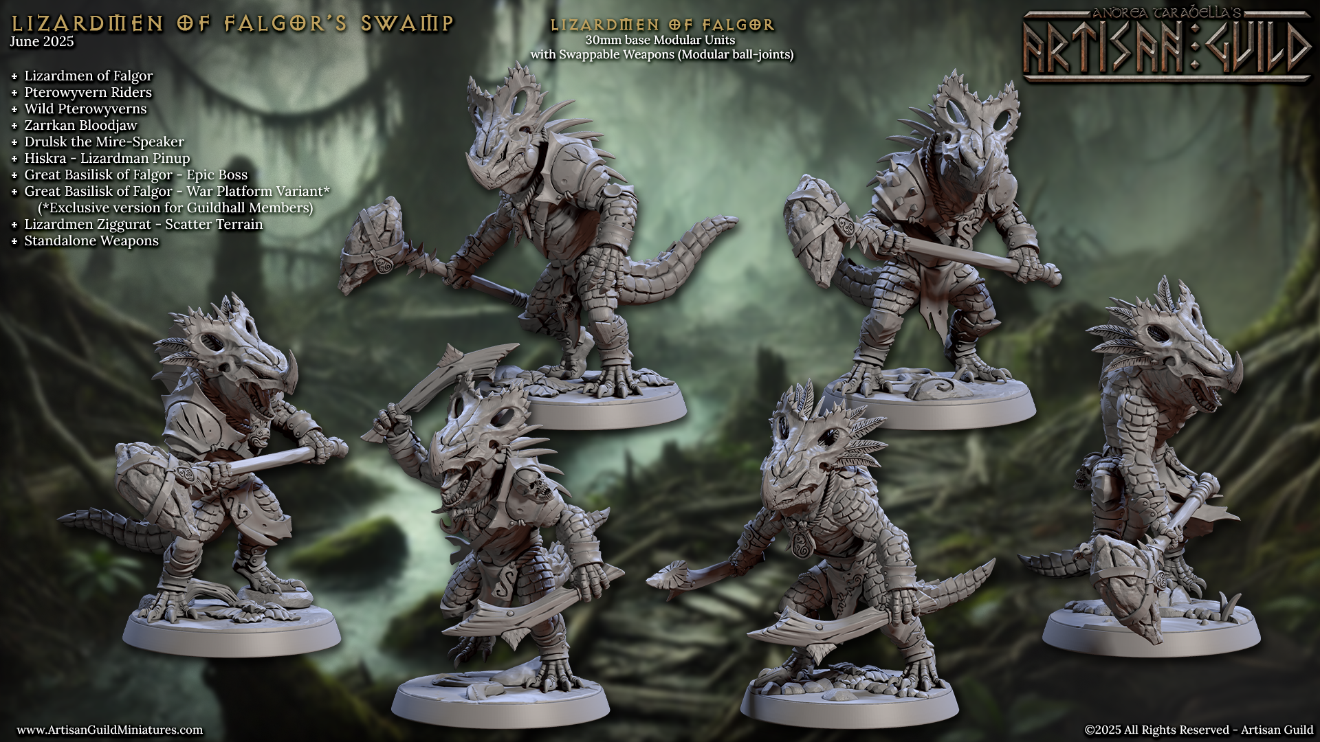 Lizardmen of Falgor's Swamp (Adventurer)