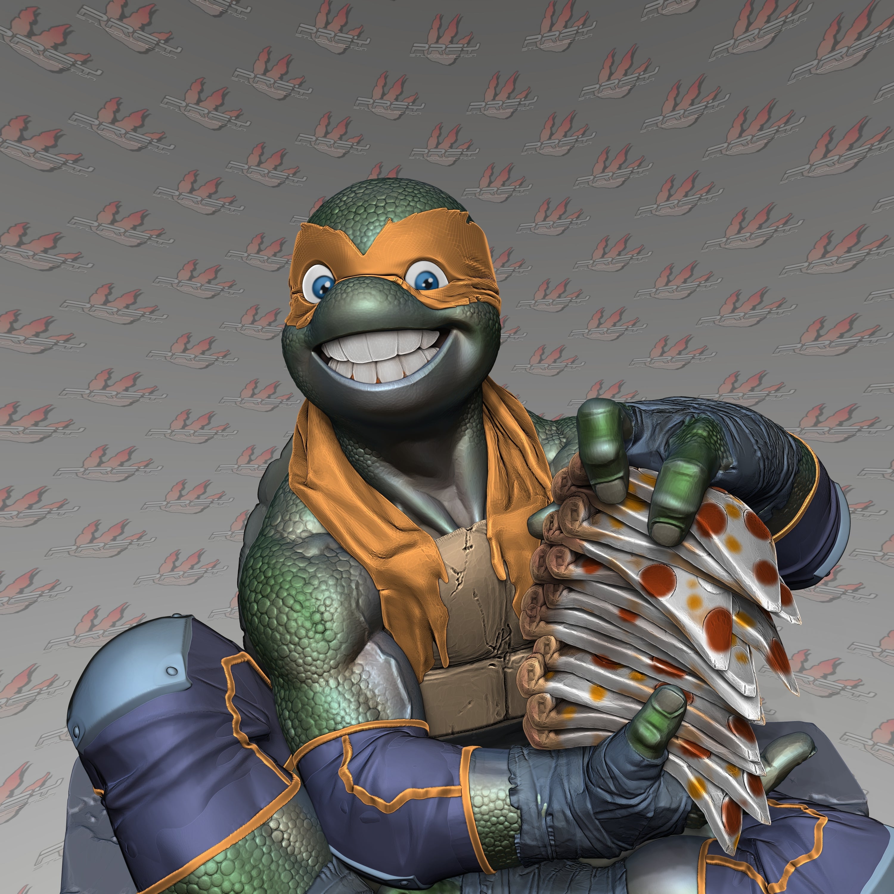 MIKEY TORTUGA NINJA CENANDO