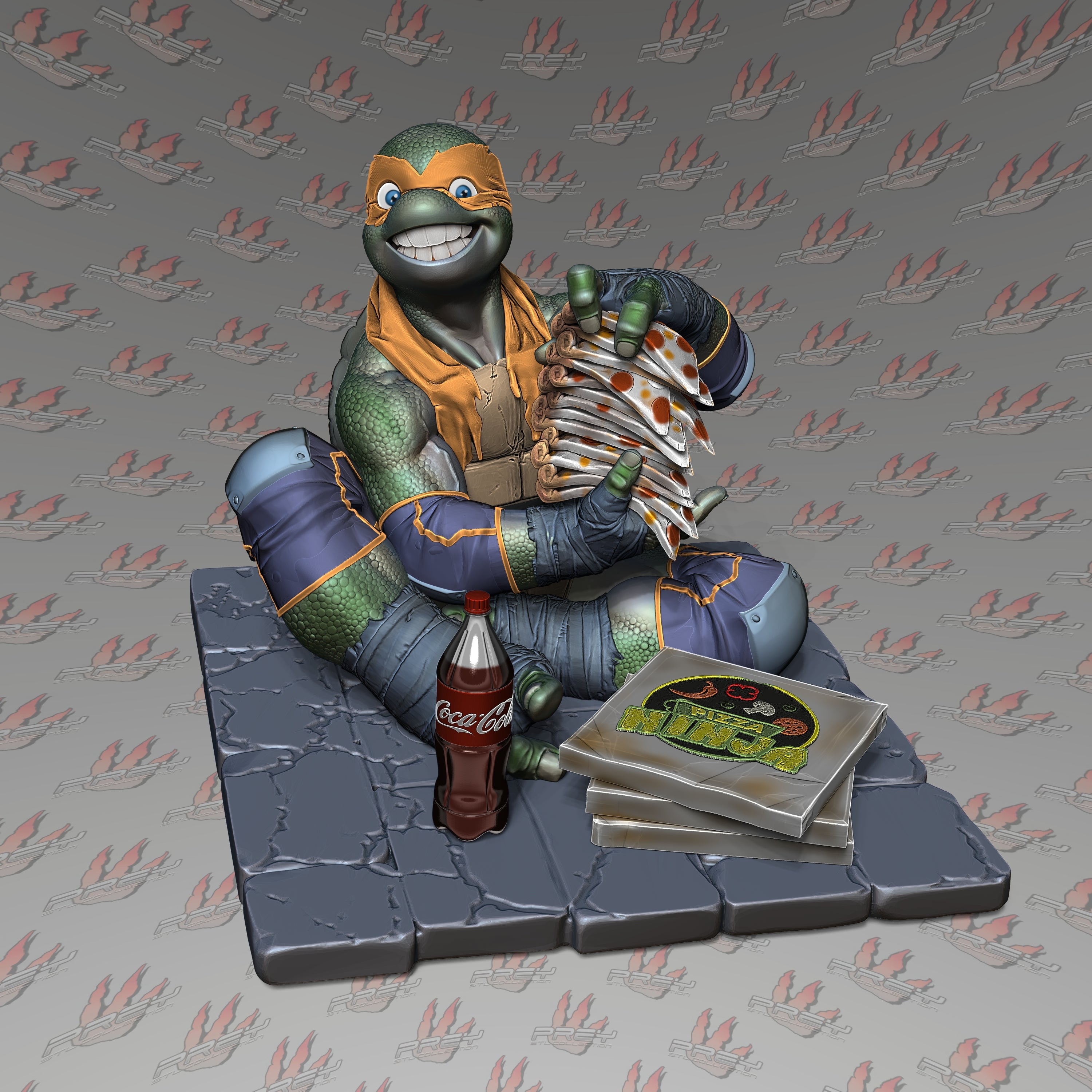 MIKEY TORTUGA NINJA CENANDO