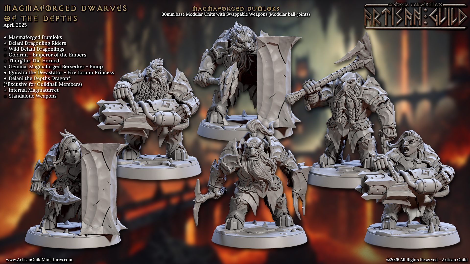 Magamoforged Dumloks MAGMAFORGED DWARVES OF THE DEPTHS