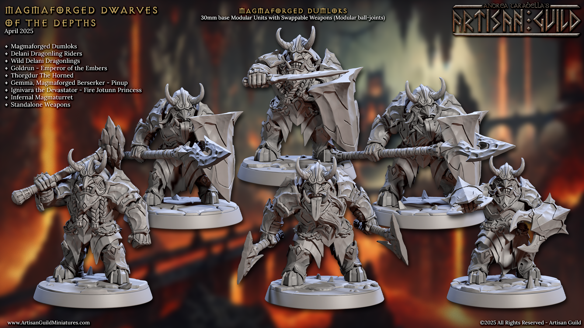 Magamoforged Dumloks MAGMAFORGED DWARVES OF THE DEPTHS